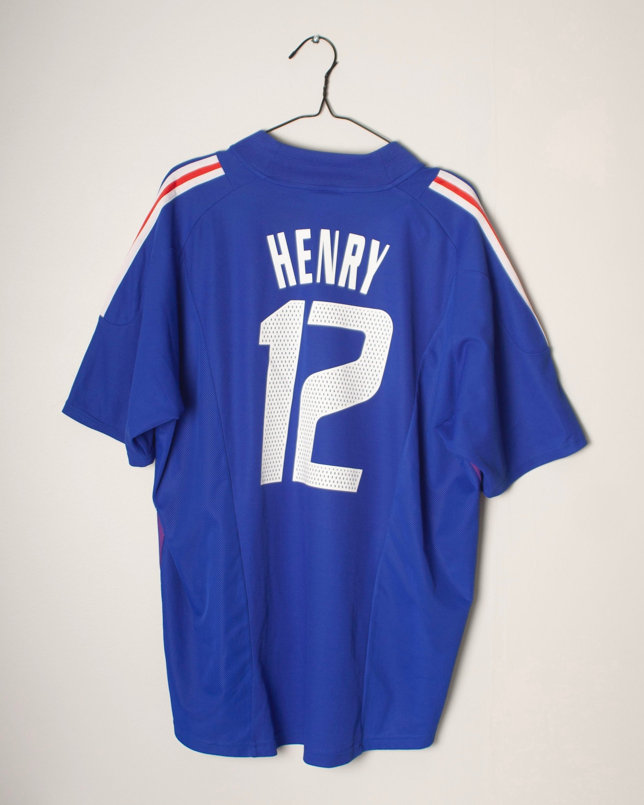 Adidas - France 2002 Home Football Shirt 'HENRY'