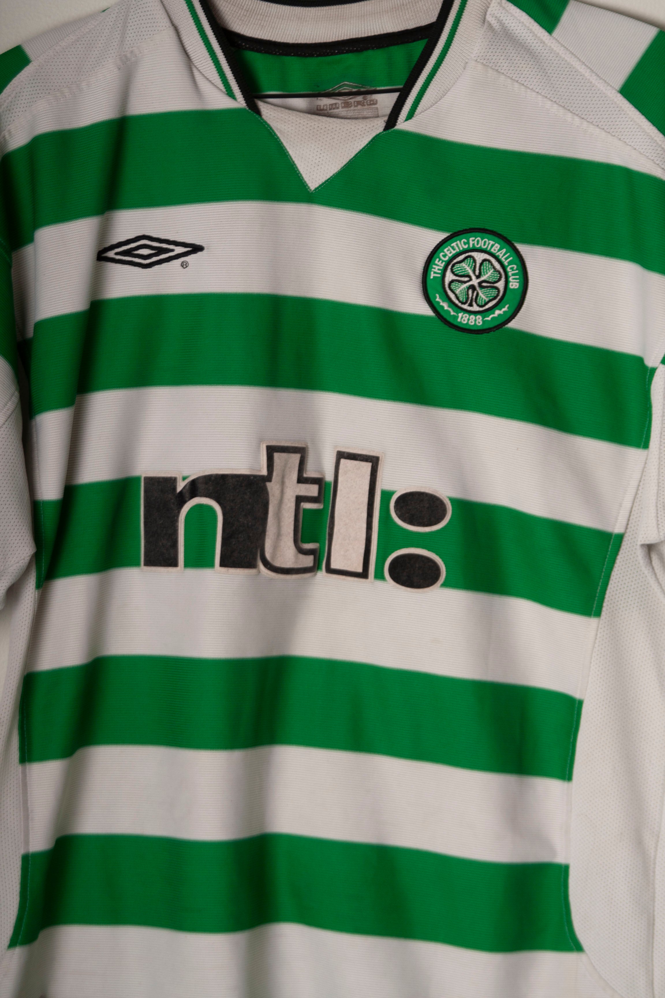 Umbro - Celtic FC 2001/03 Home Football Shirt 'LARSSON'