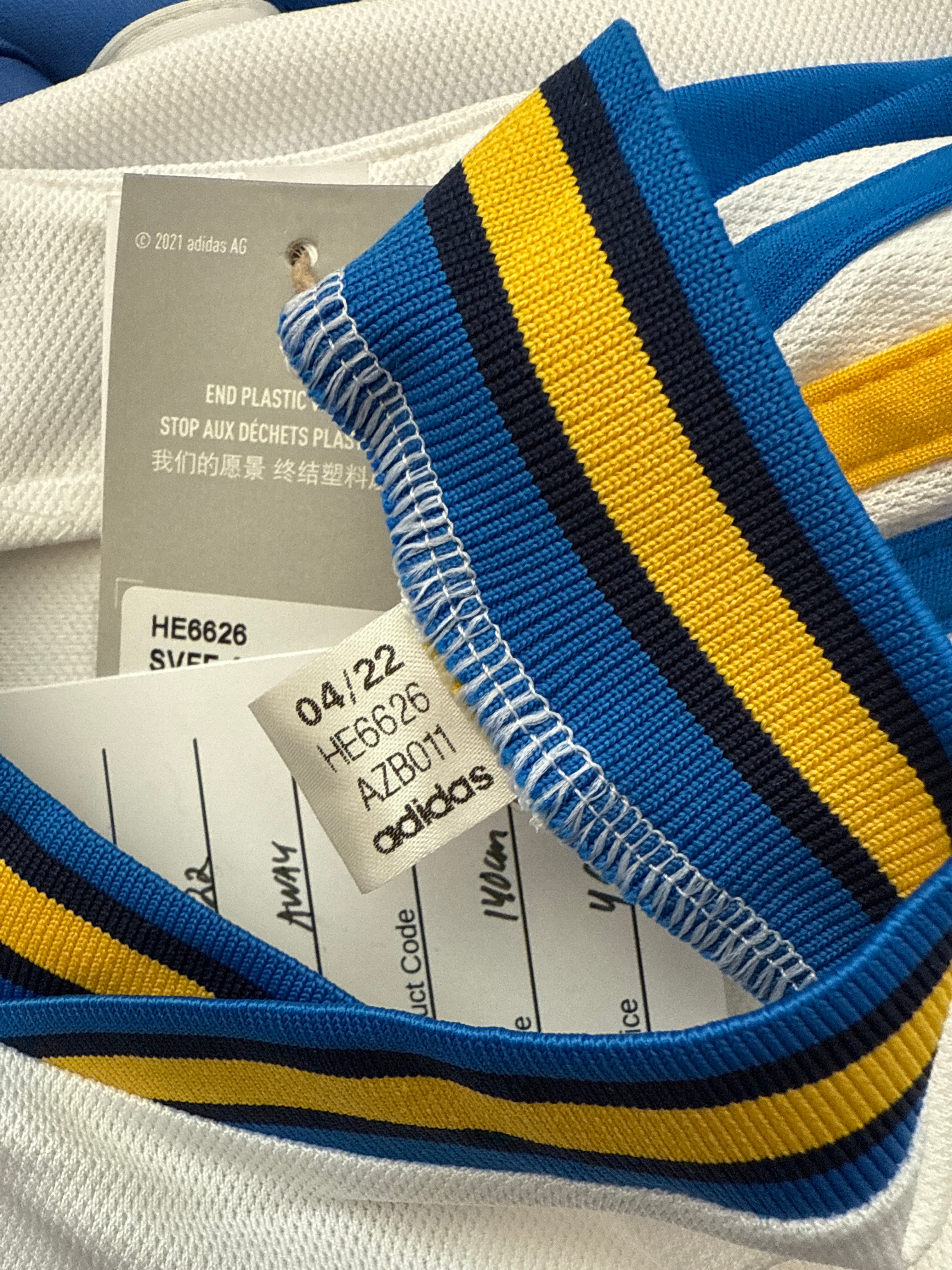 Adidas - Sweden 2022 Away Football Shirt