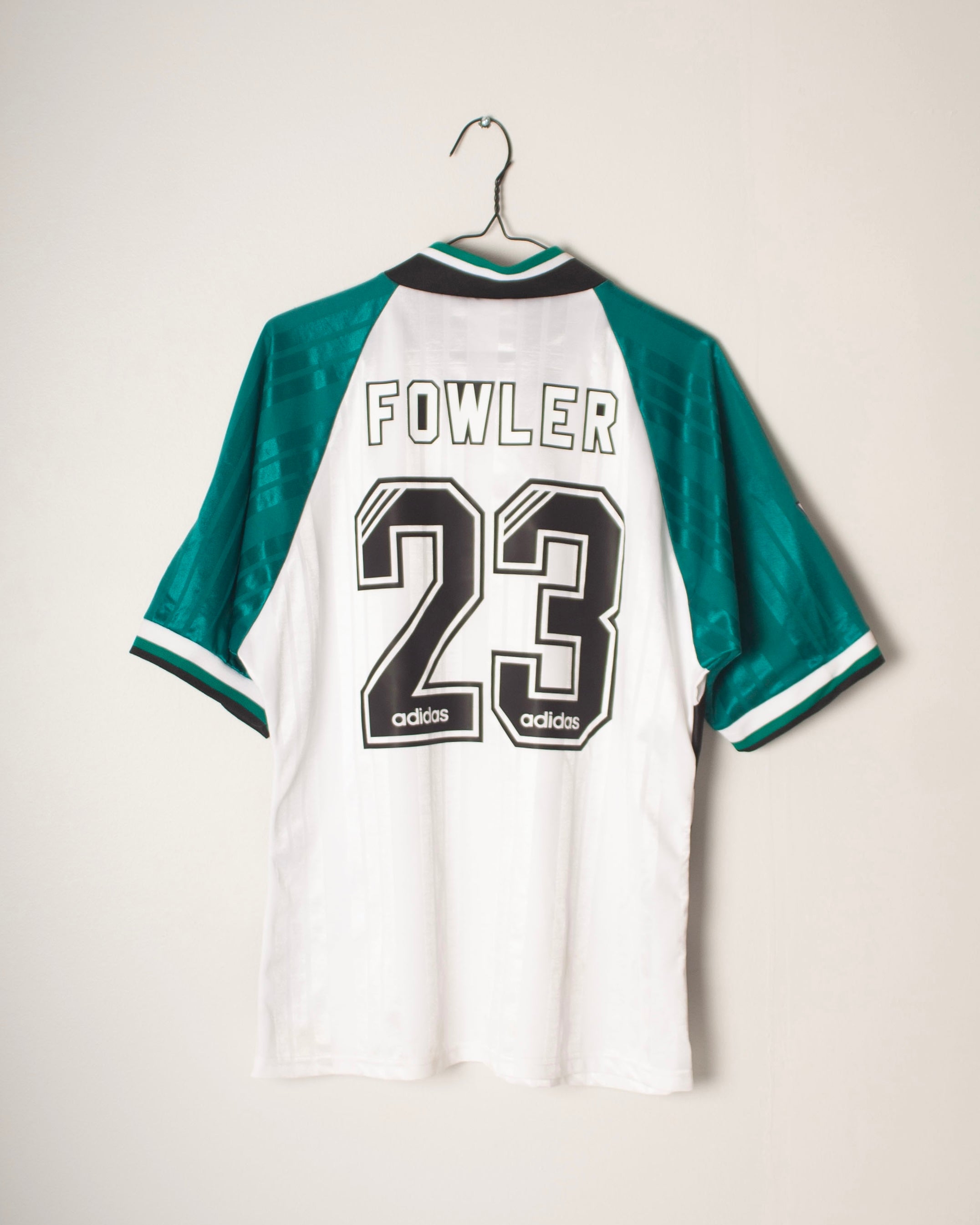 Adidas - Liverpool FC 1993/95 Away Football l Shirt 'FOWLER'