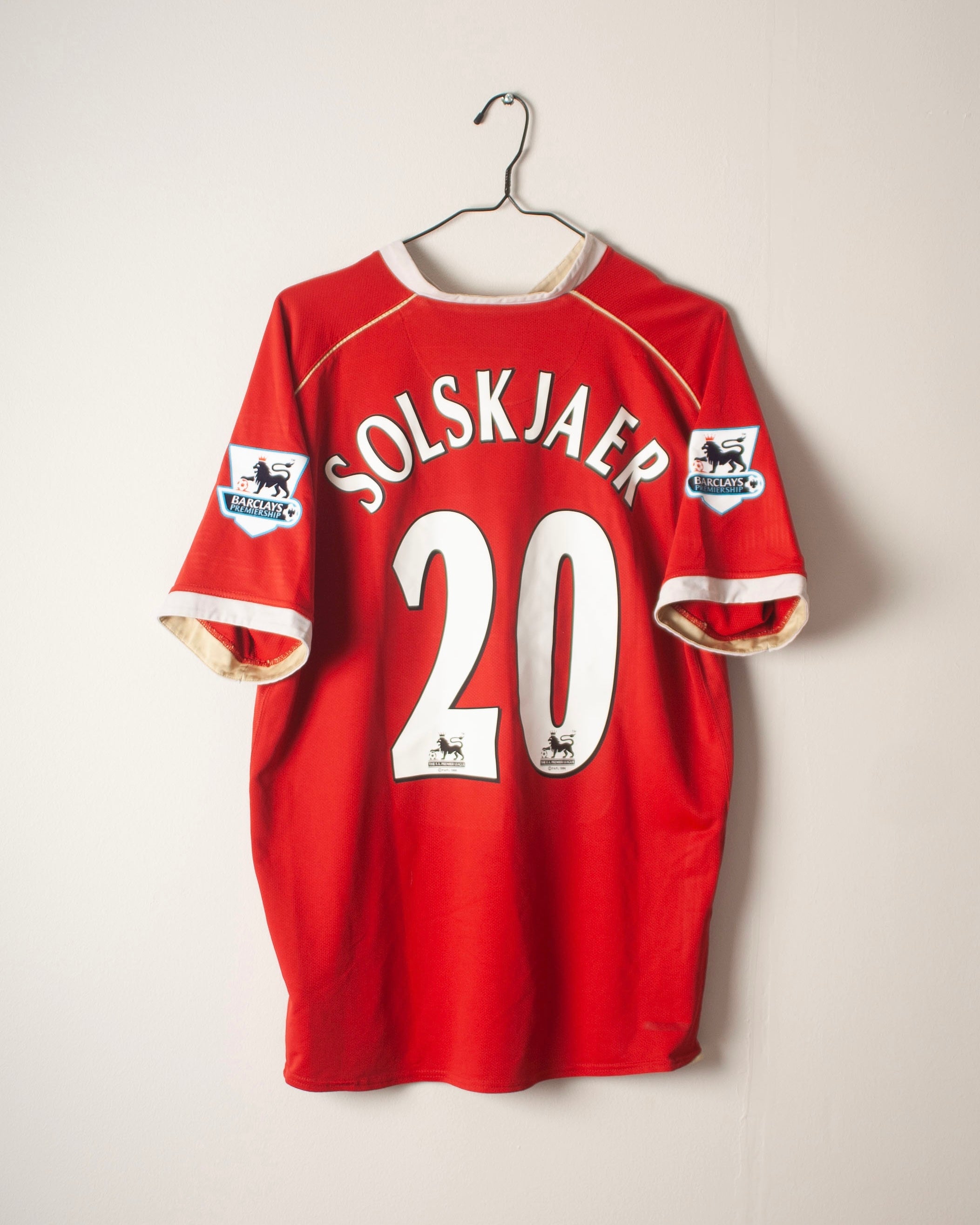 Nike - Manchester United 2006/07 Home Football Shirt 'SOLSKJAER'
