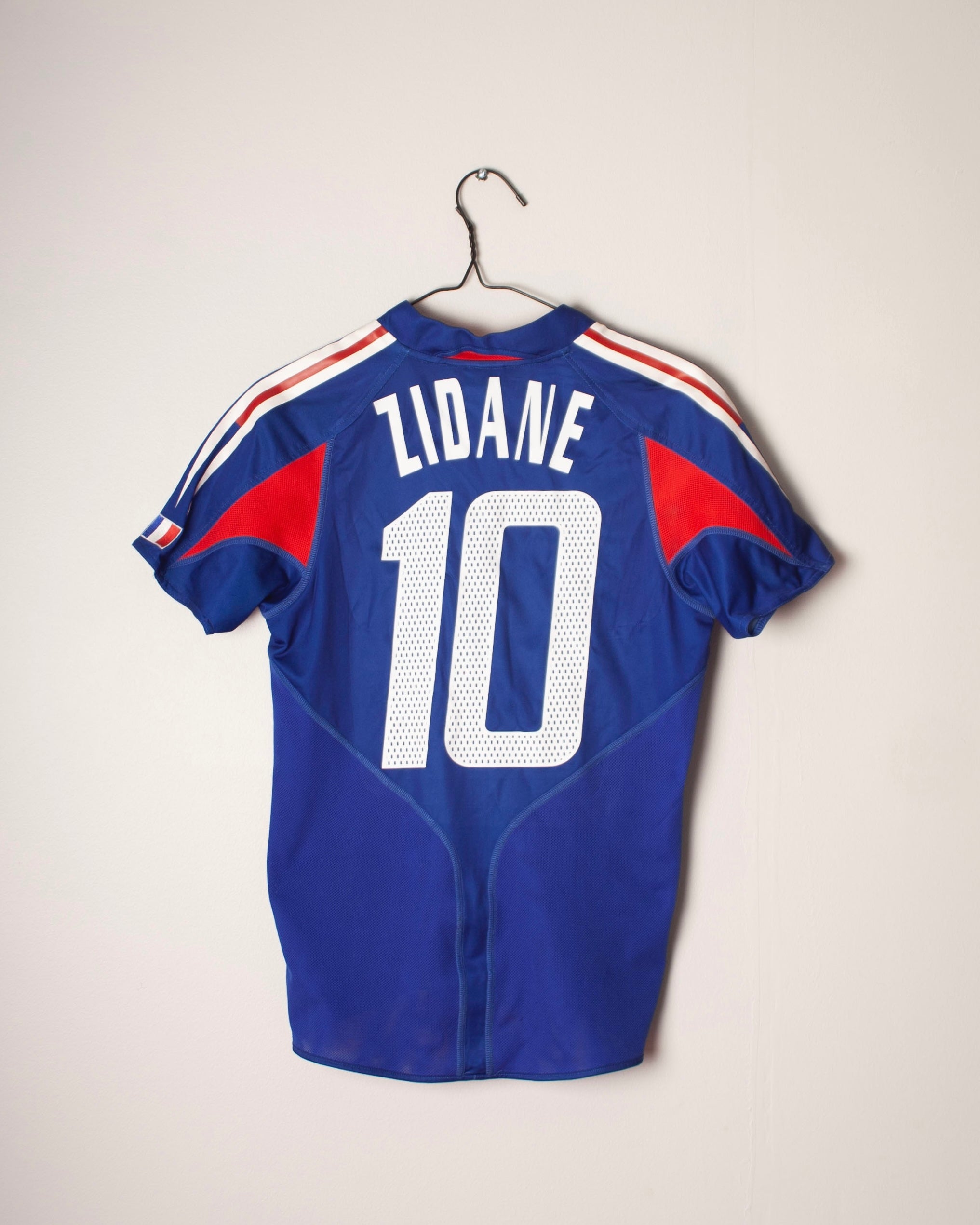 Adidas - France 2004 Home Football Shirt 'ZIDANE'