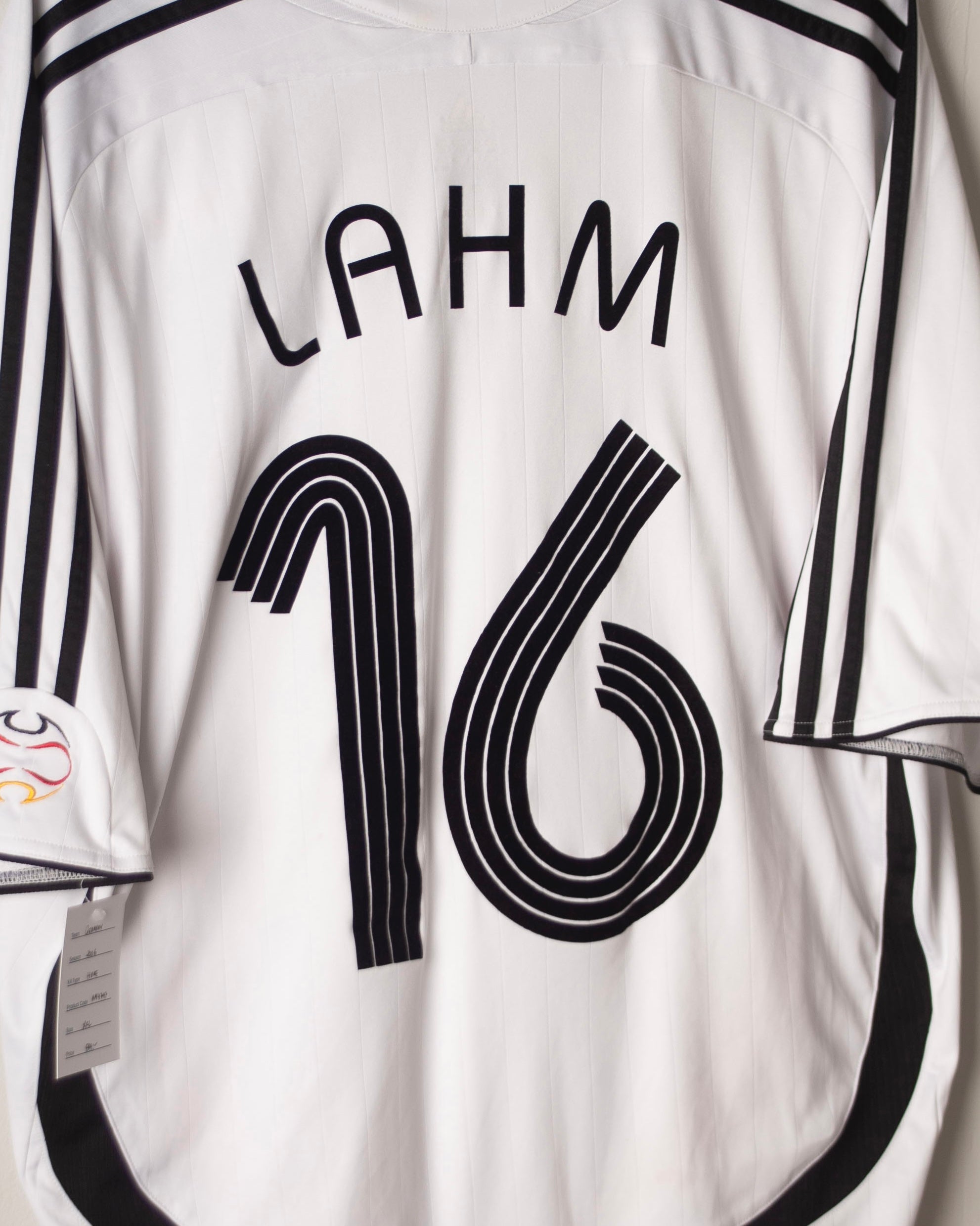 Adidas - Germany 2006 Home Football Shirt 'LAHM'