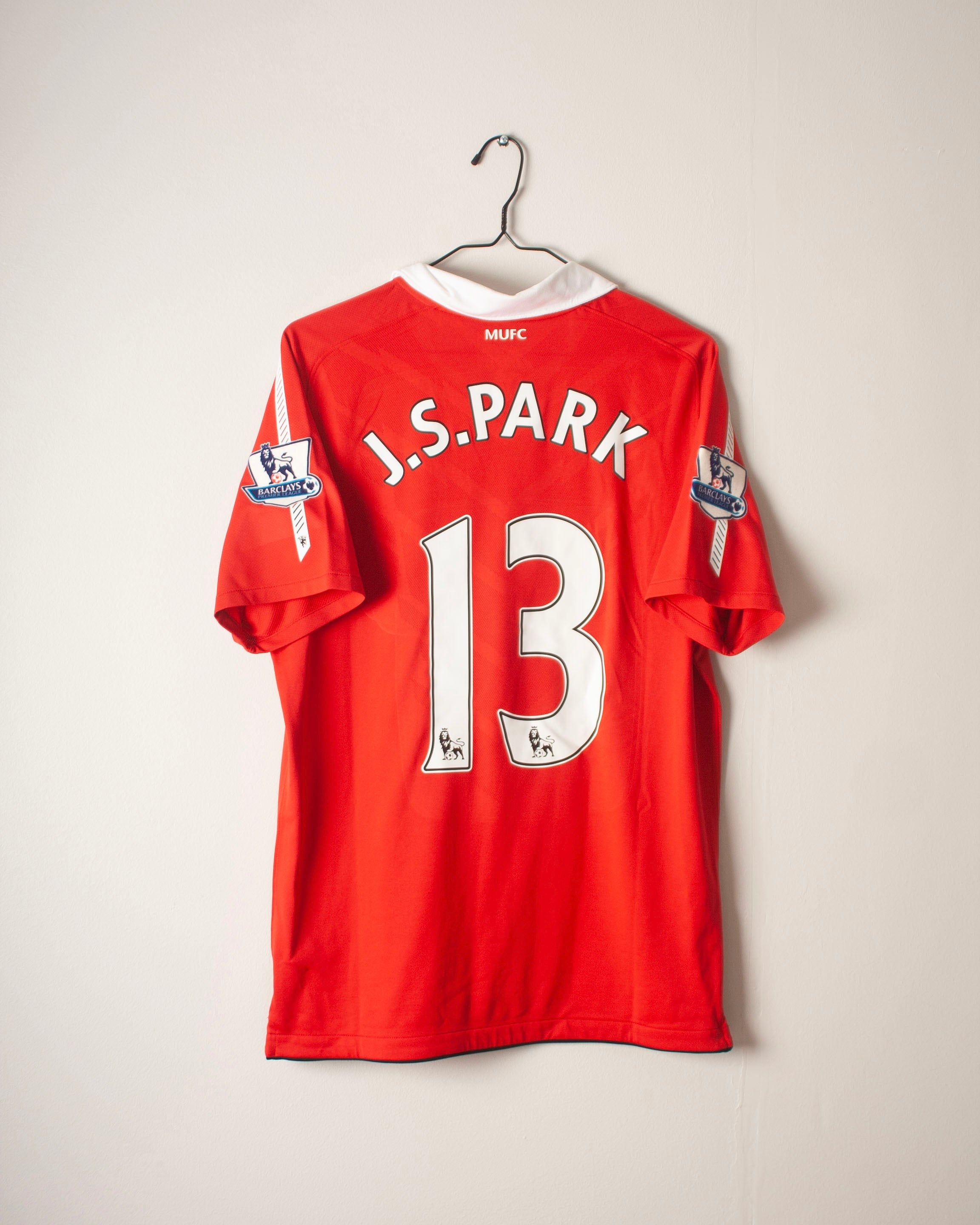 Nike - Manchester United 2010/11 Home Football Shirt 'J.S.PARK'