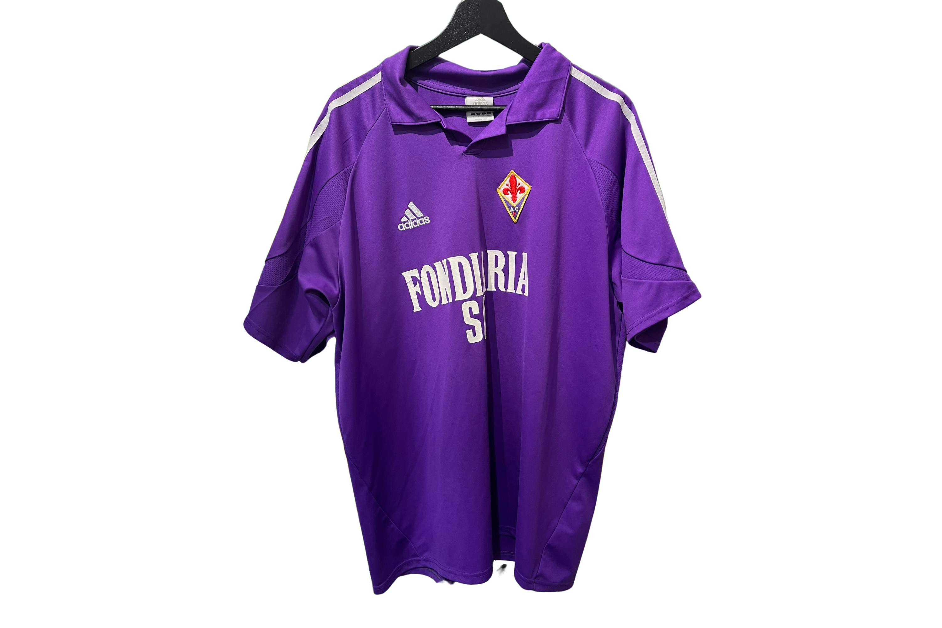 Adidas - Fiorentina 2003/04 Home Football Shirt 'RIGANO'