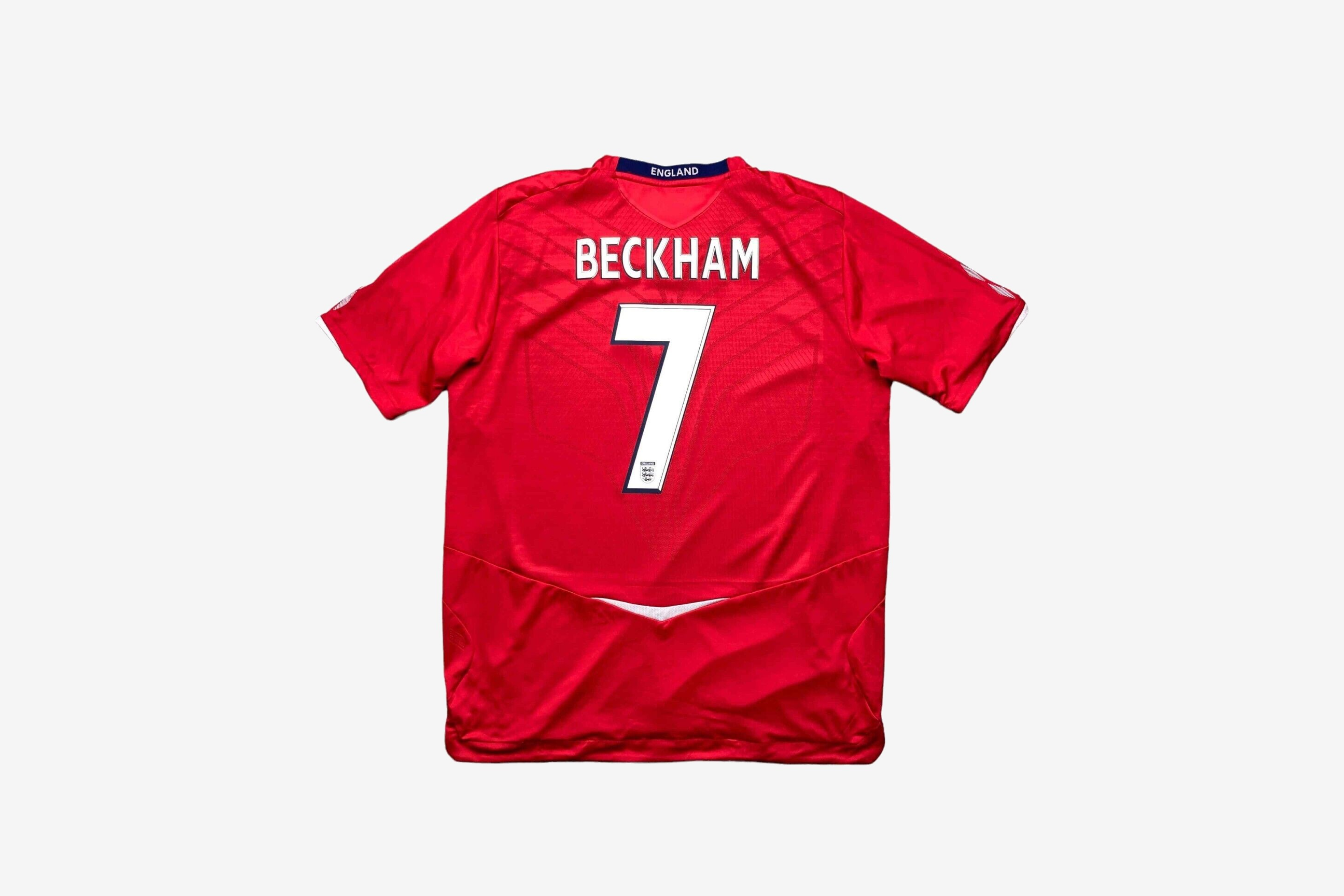 Umbro - England 2008/10 Away Football Shirt 'BECKHAM' (Fan Edition)