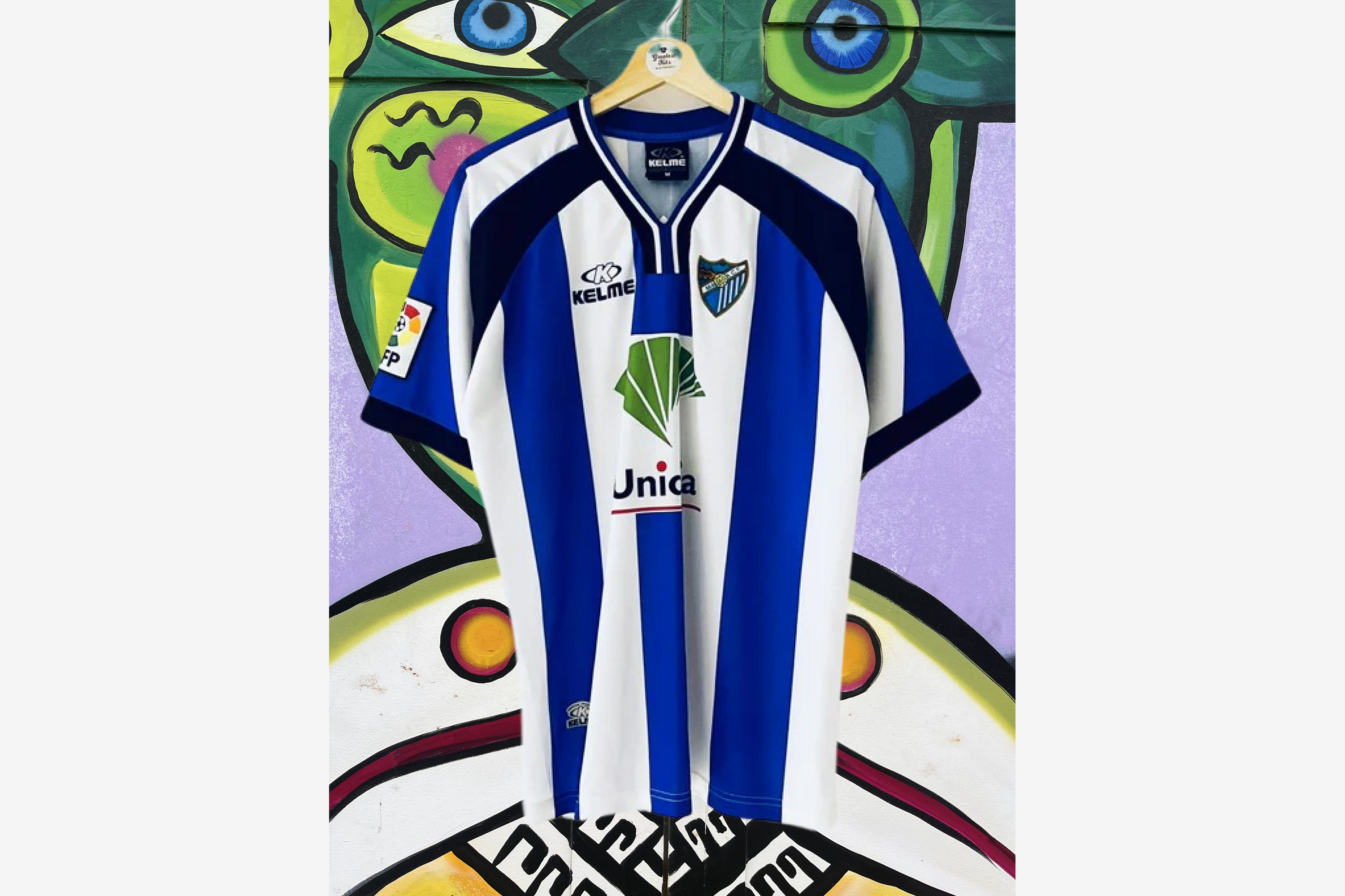 Kelme - Malaga 1999/00 Home Football Shirt