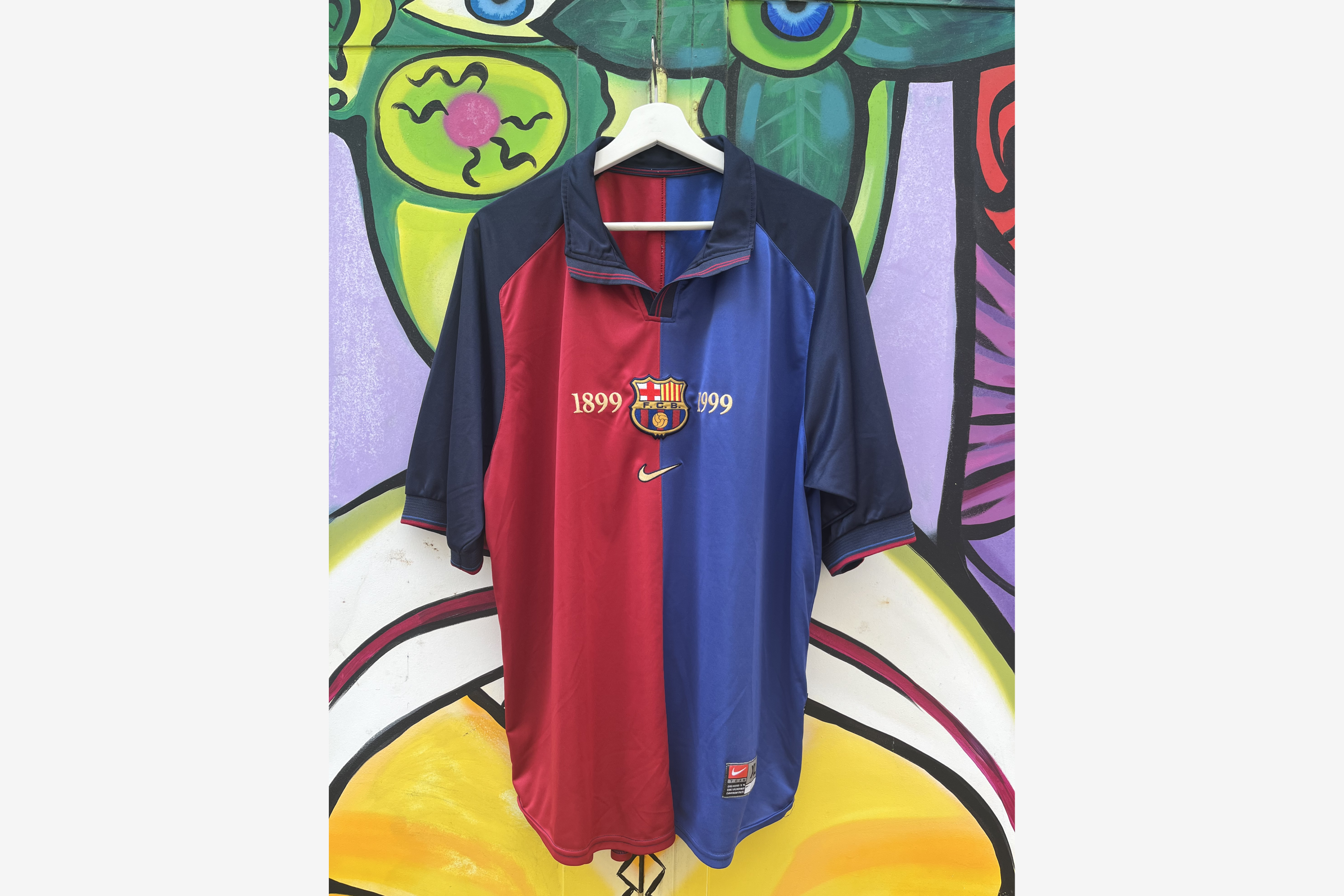 Nike - FC Barcelona 1999/00 Home Football Shirt (Fan Edition)