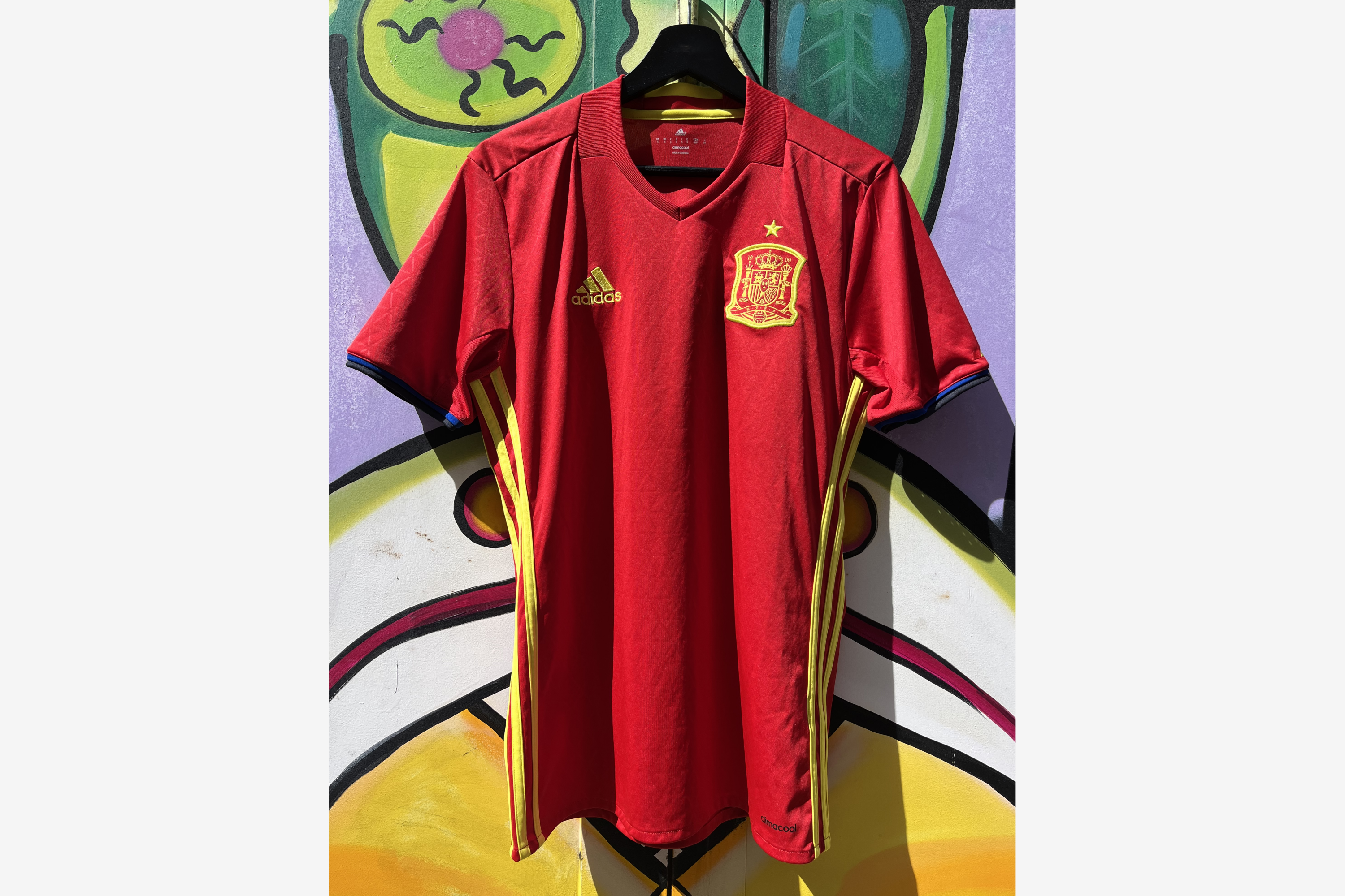 Adidas - Spain 2016/17 Home Football Shirt