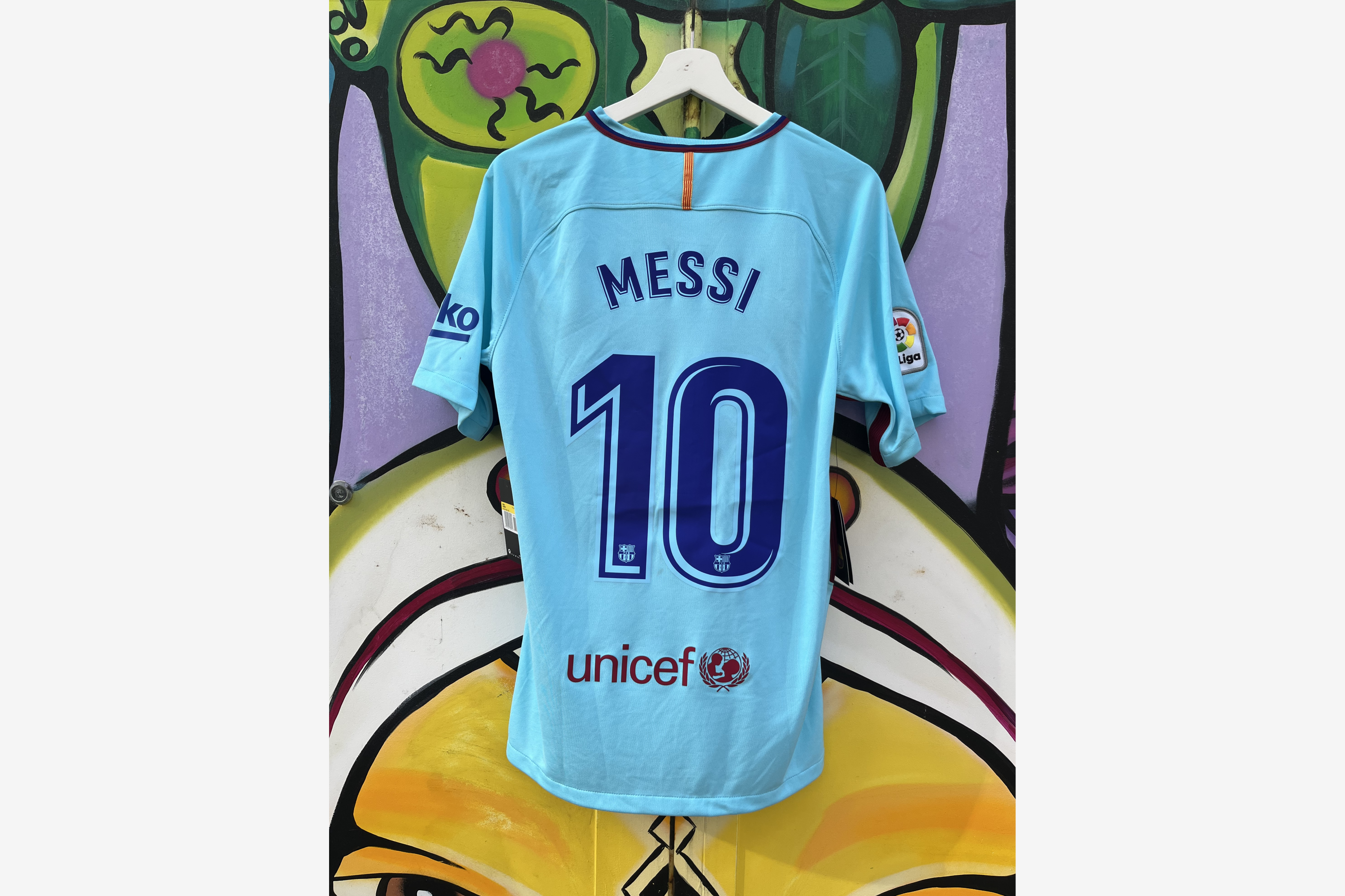 Nike - FC Barcelona 2017/18 AWAY Football Shirt 'MESSI' (Fan Edition)