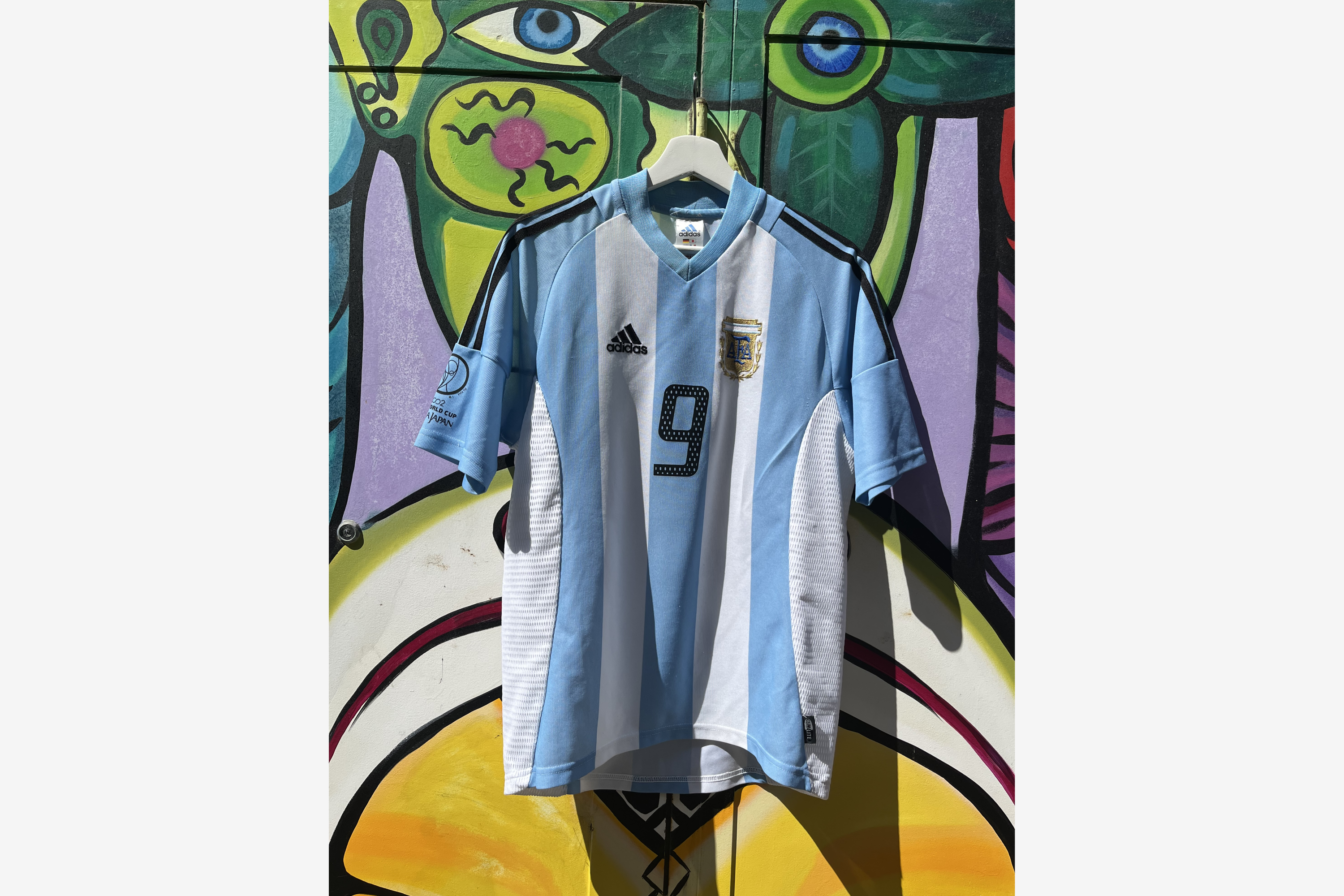 Adidas - Argentina 2002/04 World Cup Home Football Shirt 'BATISTUTA' (Fan Edition)