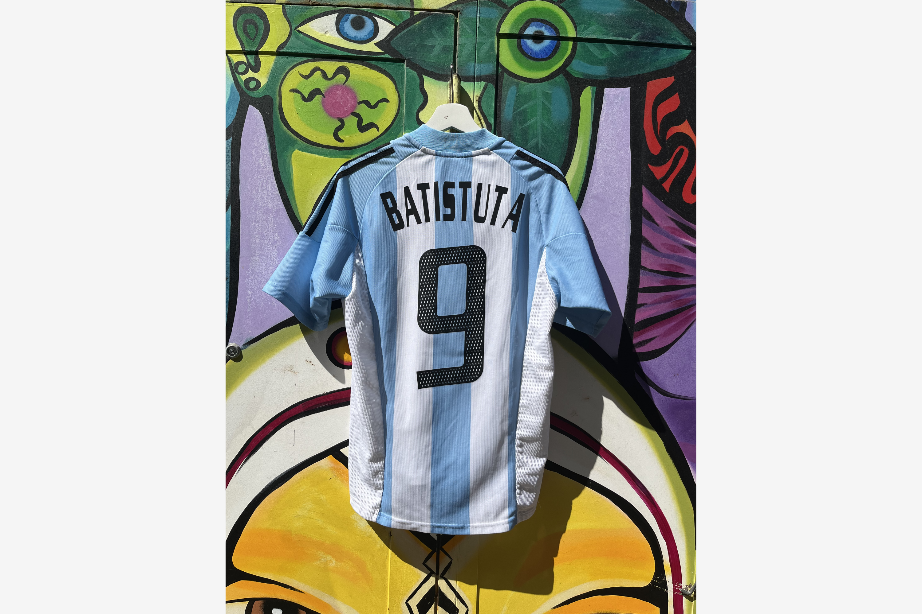 Adidas - Argentina 2002/04 World Cup Home Football Shirt 'BATISTUTA' (Fan Edition)
