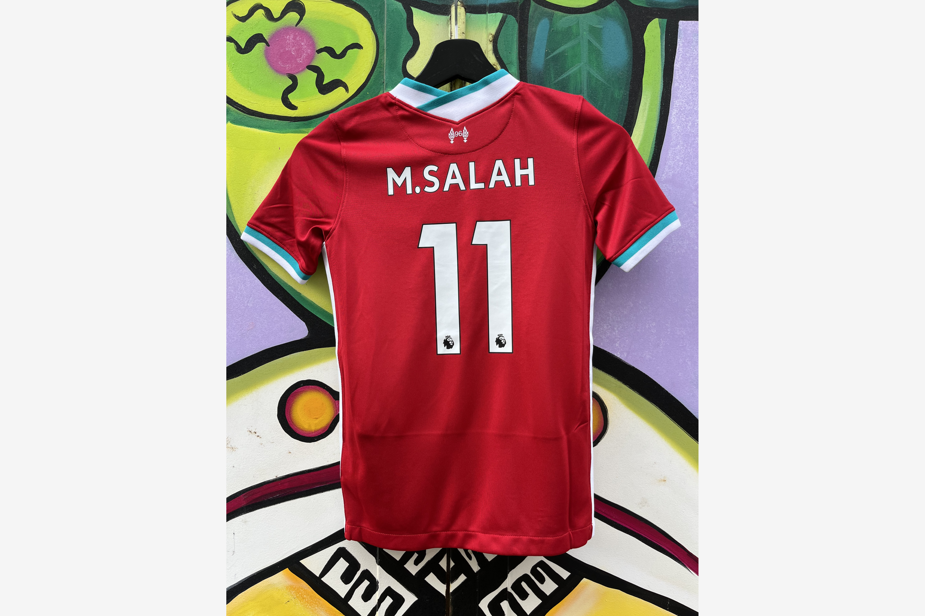 Nike - Liverpool FC 2020/21 Kids Home Football Shirt 'SALAH' (Fan Edition)