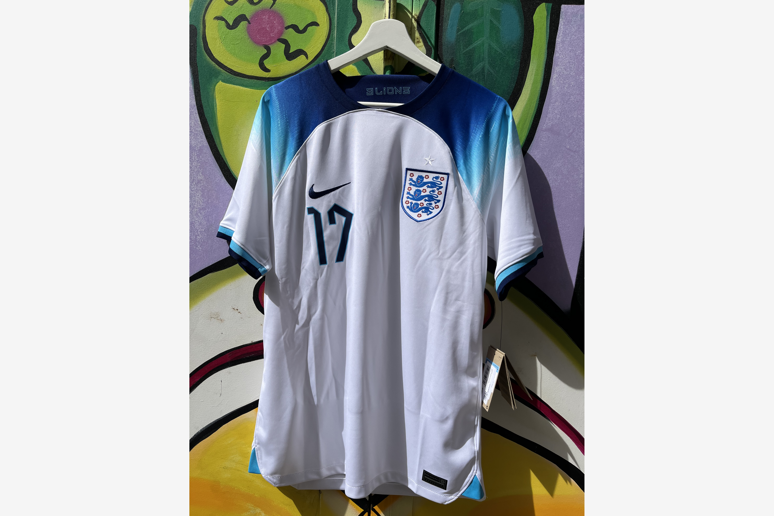 Nike - England 2022/23 Home Football Shirt 'SAKA' (Fan Edition)