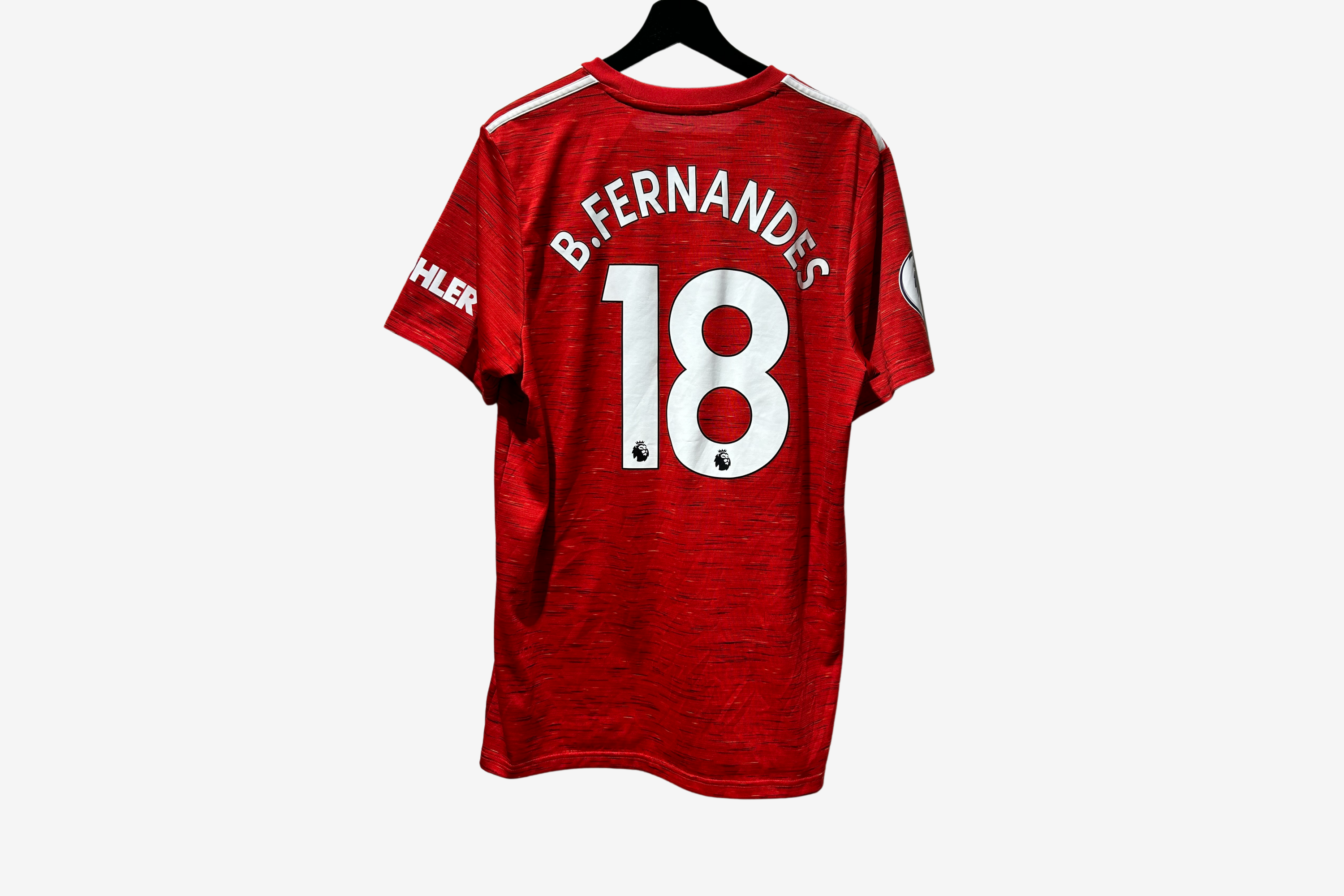 Adidas - Manchester United 2020/21 Home Football Shirt 'B.FERNANDES'