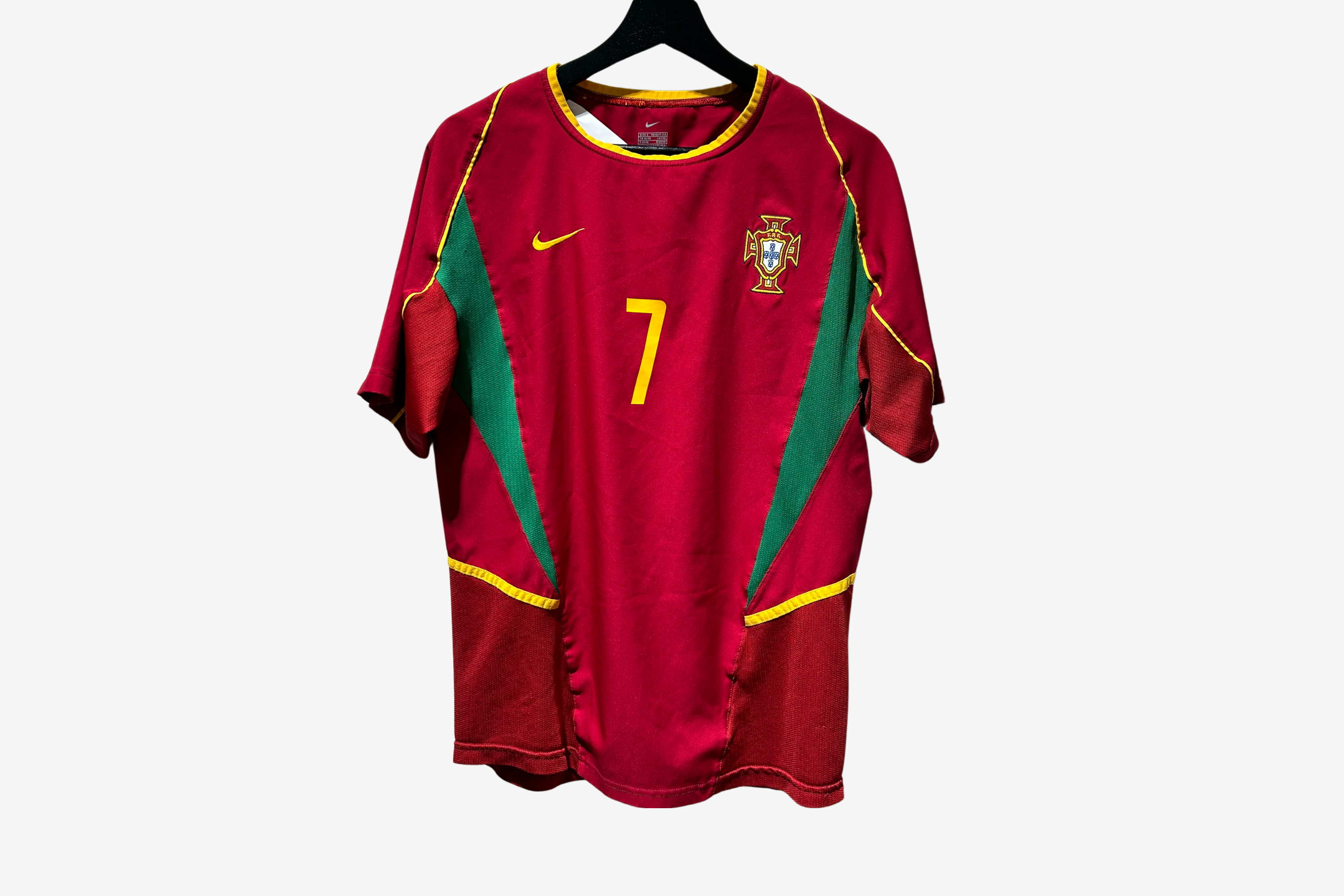 Nike - Portugal 2002/04 Home Football Shirt 'FIGO'