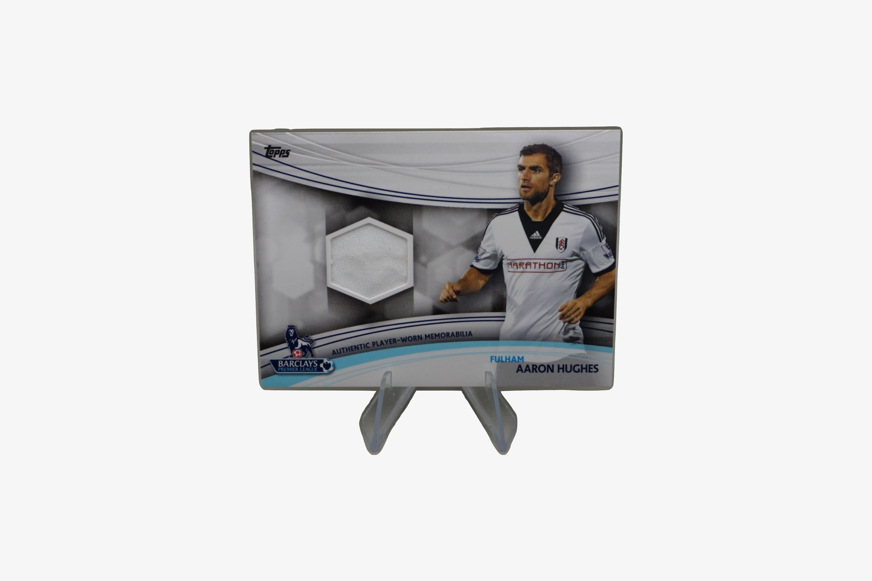 Aaron Hughes – 2013 Topps Premier Gold Jersey Relic (Fulham FC) – Card No. JR-AH