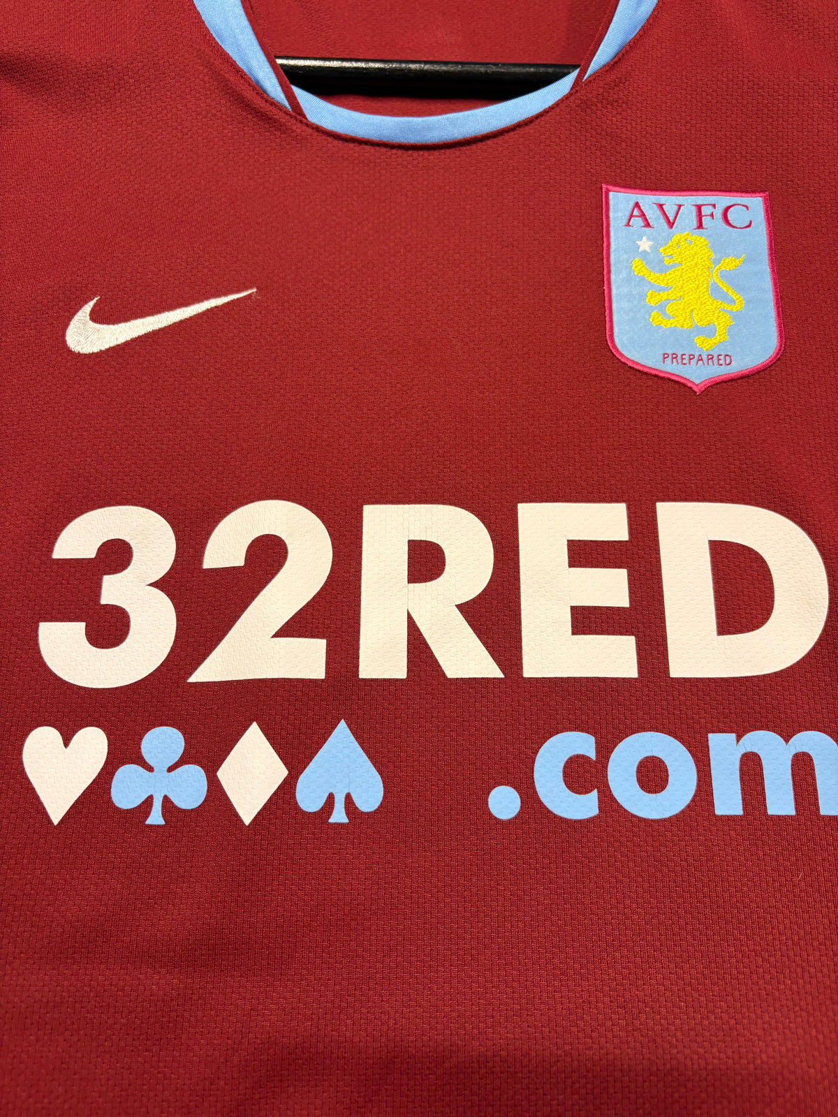 Nike - Aston Villa 2007/08 Hemmatröja 'NAME'