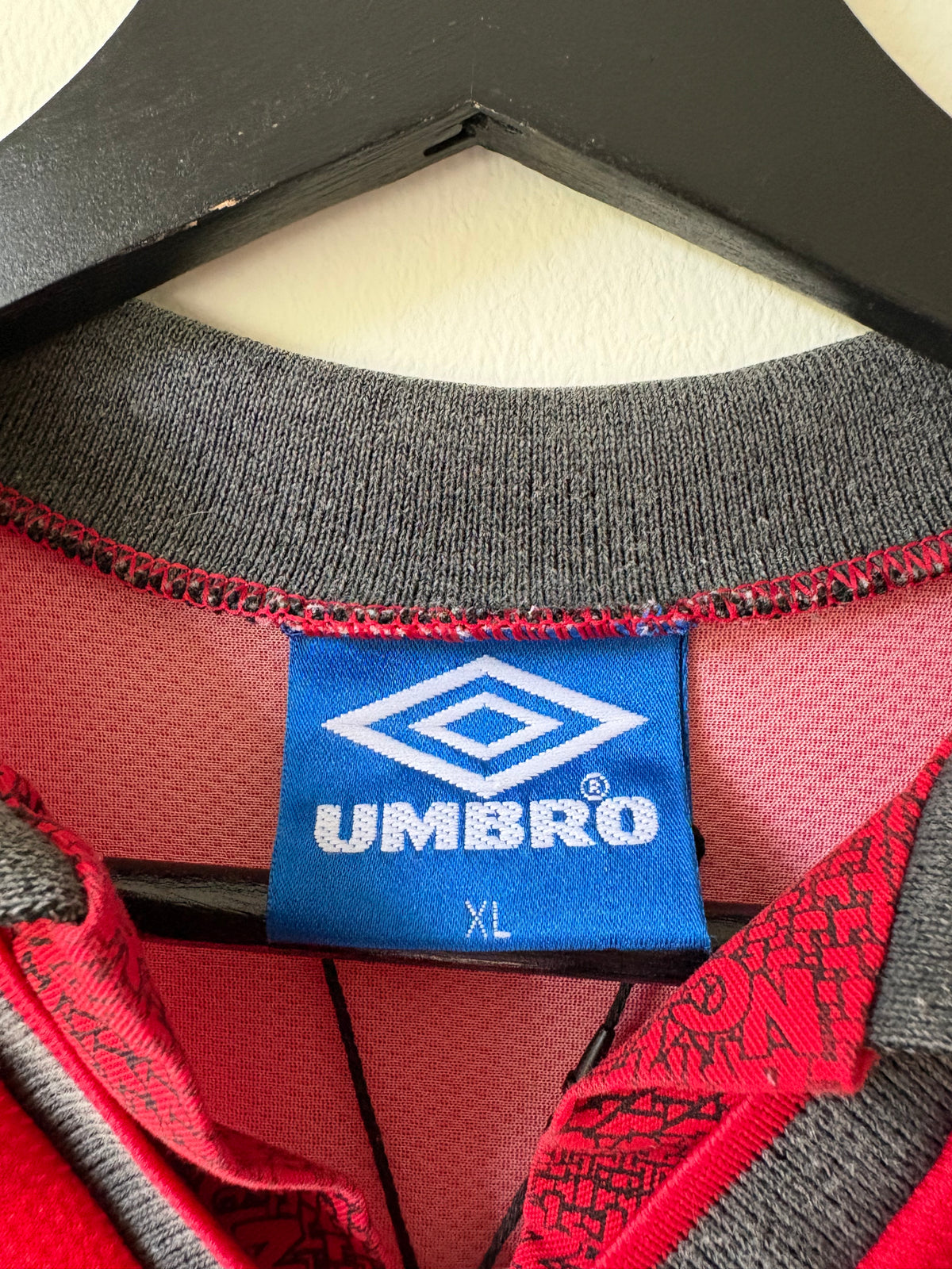 Umbro - Manchester United 1994/96 Home Football Shirt 'SCHOLES'