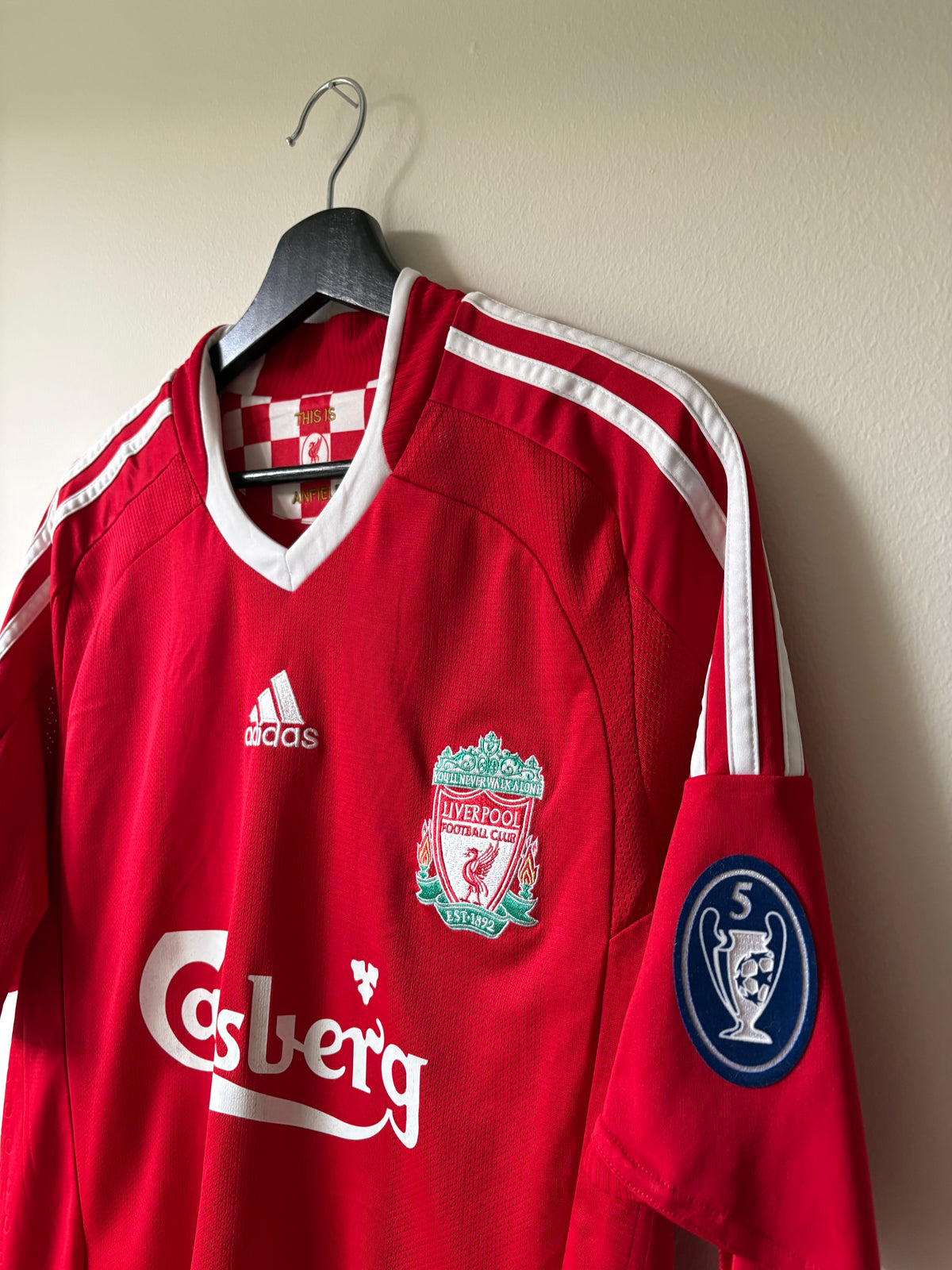 Adidas - Liverpool FC 2008/10 Home Football Shirt 'GERRARD'