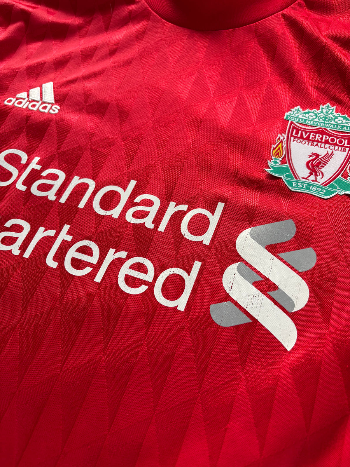 Adidas - Liverpool FC 2010/12 Home Football Shirt 'SUAREZ'