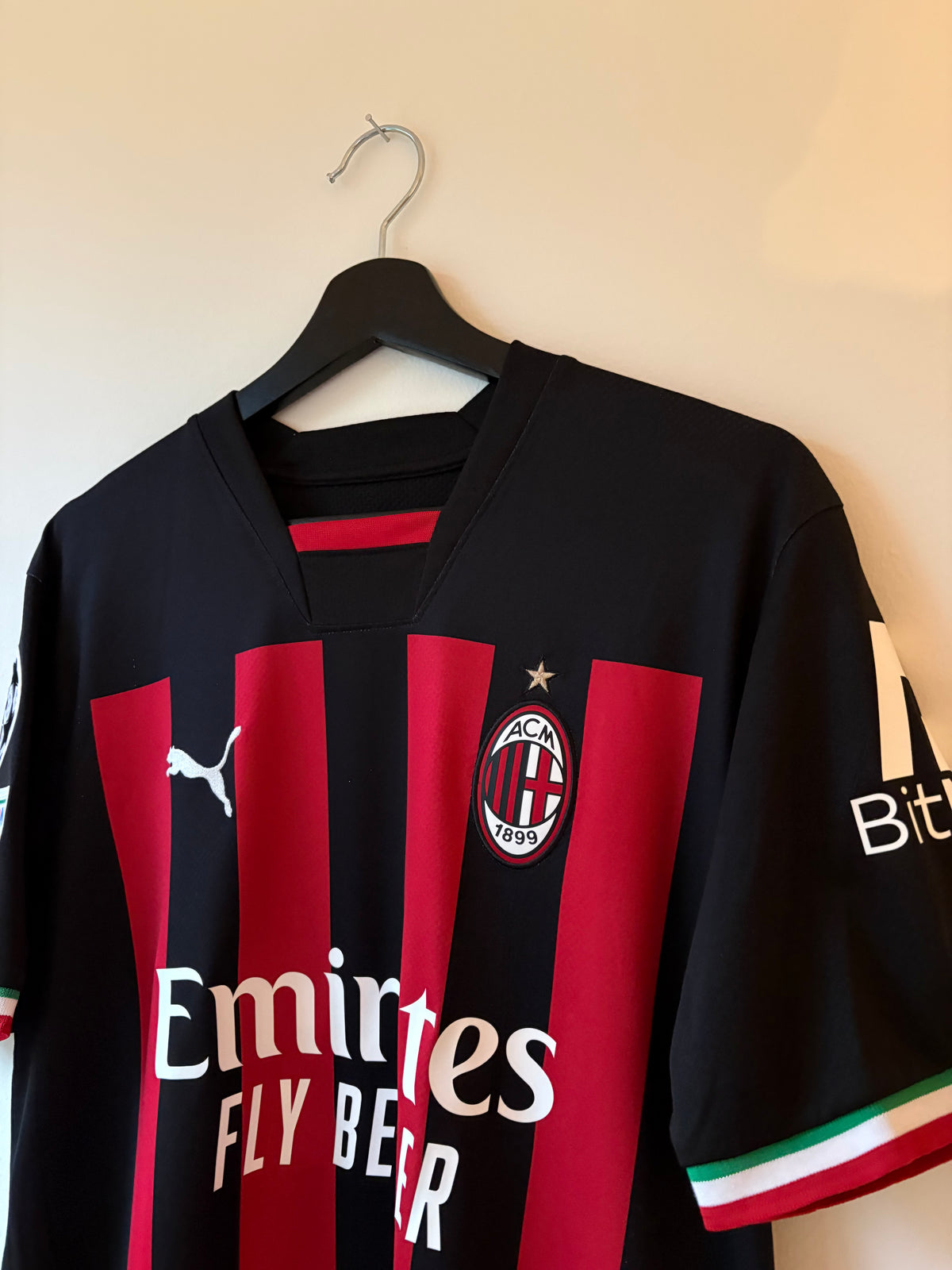 Puma - AC Milan 2022/23 Home Football Shirt 'IBRAHIMOVIC'