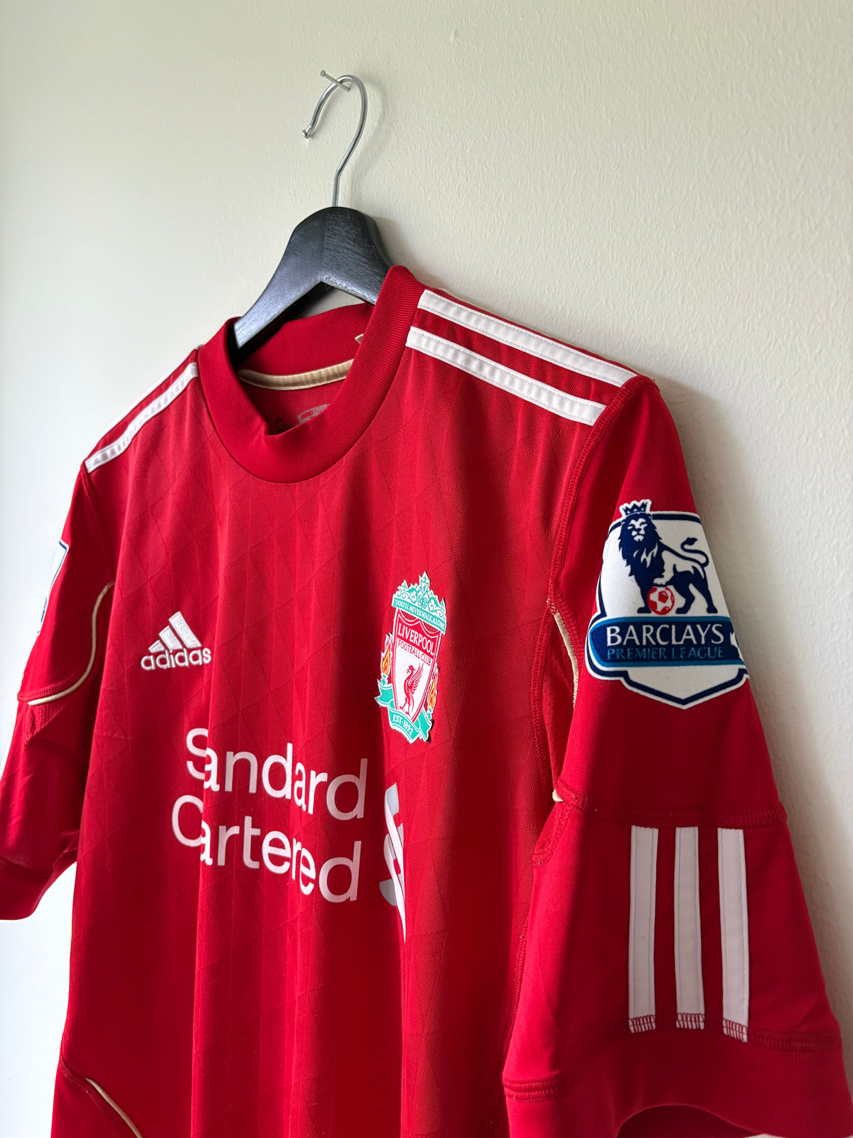 Adidas - Liverpool FC 2010/12 Home Football Shirt 'AGGER'