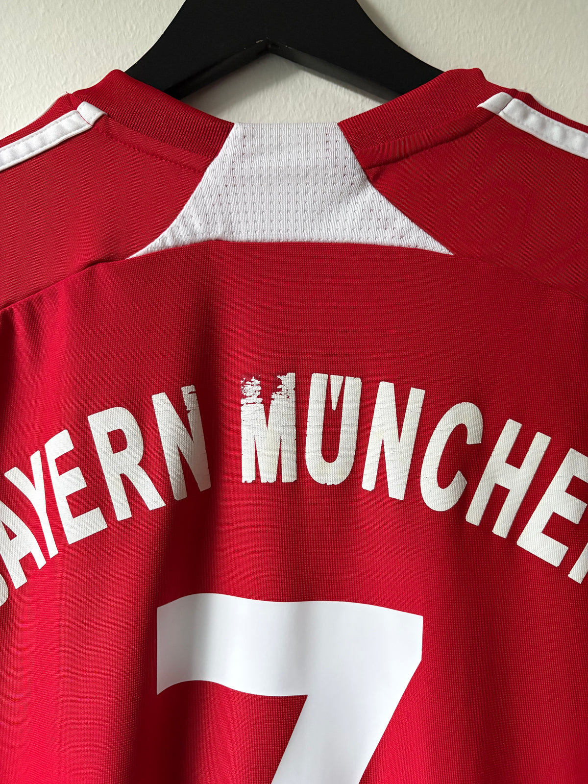 Adidas - Bayern Munchen 2007/09 Home Football Shirt 'RIBERY'