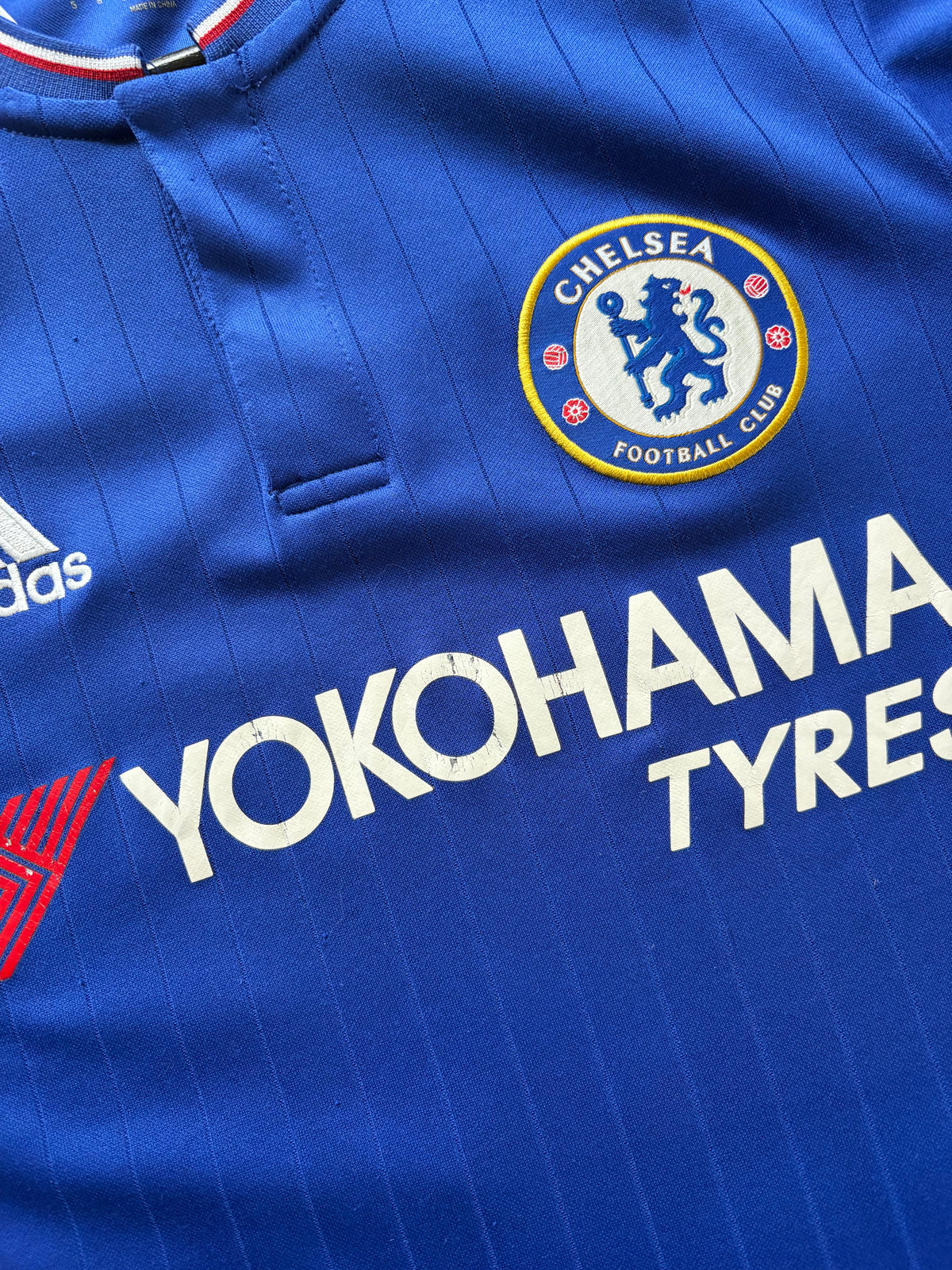 Adidas - Chelsea FC 2015/16 Home Football Shirt 'HAZARD'