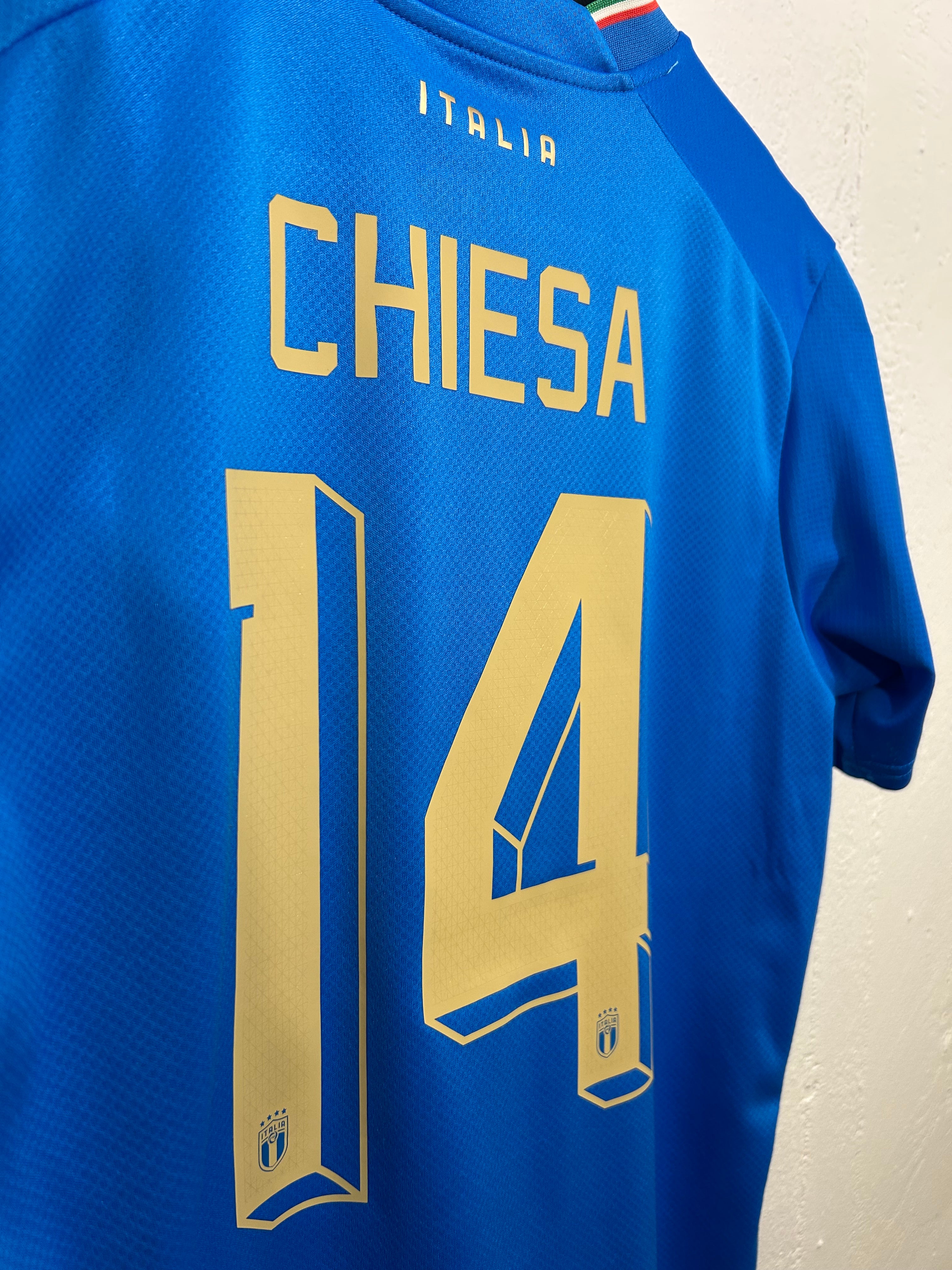 Puma - Italy 2022 Home Football Shirt 'CHIESA'