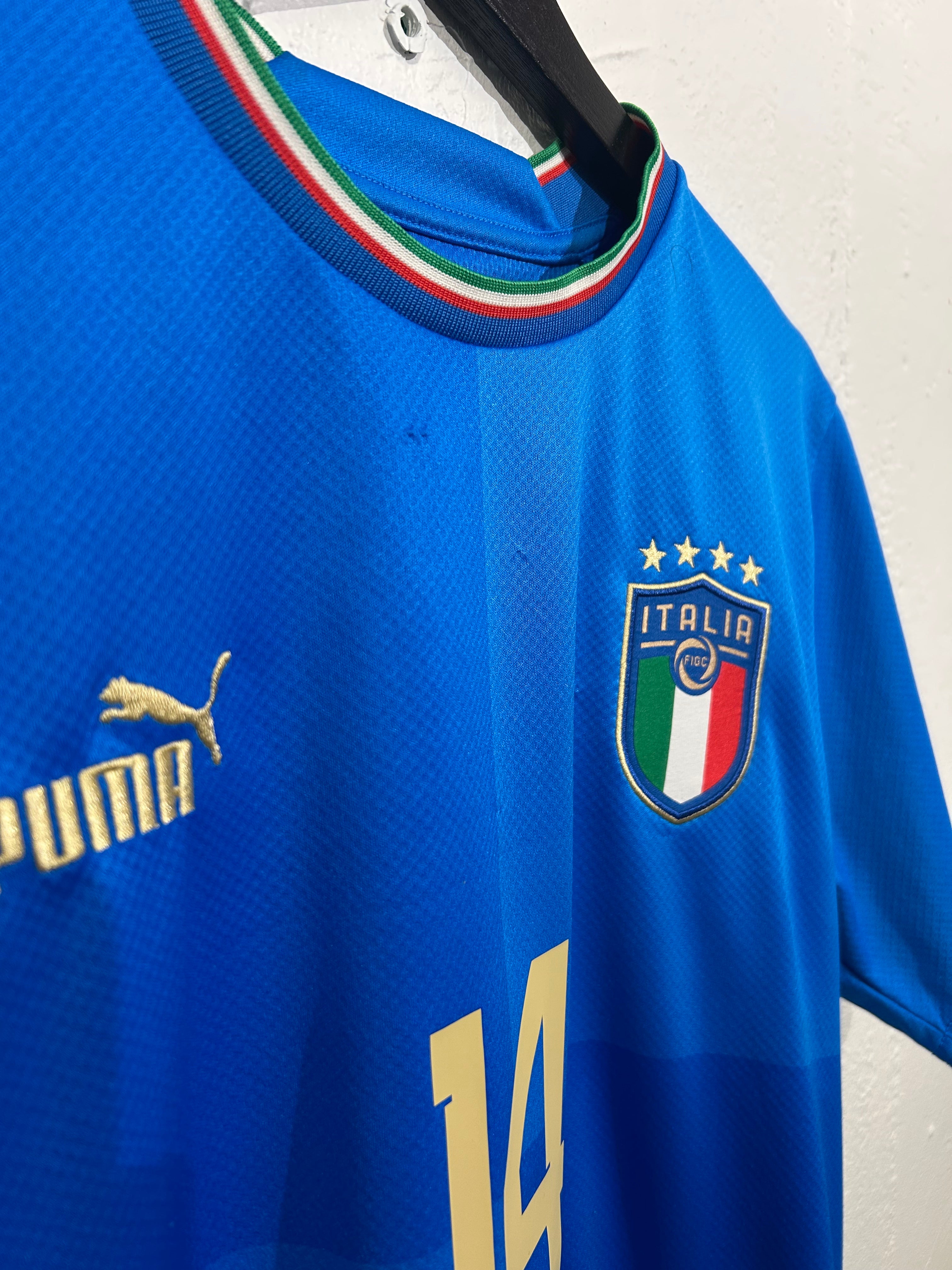 Puma - Italy 2022 Home Football Shirt 'CHIESA'