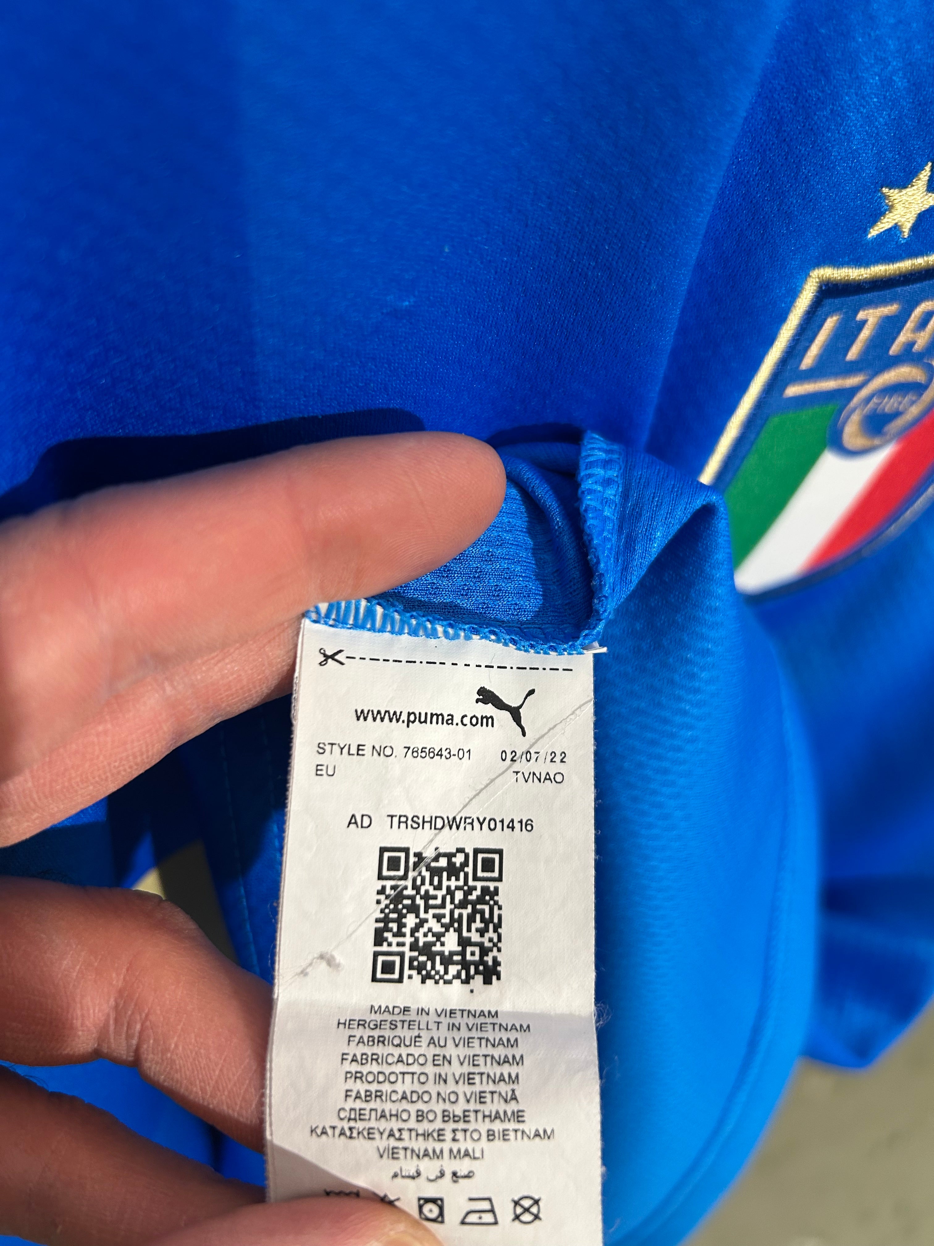 Puma - Italy 2022 Home Football Shirt 'CHIESA'