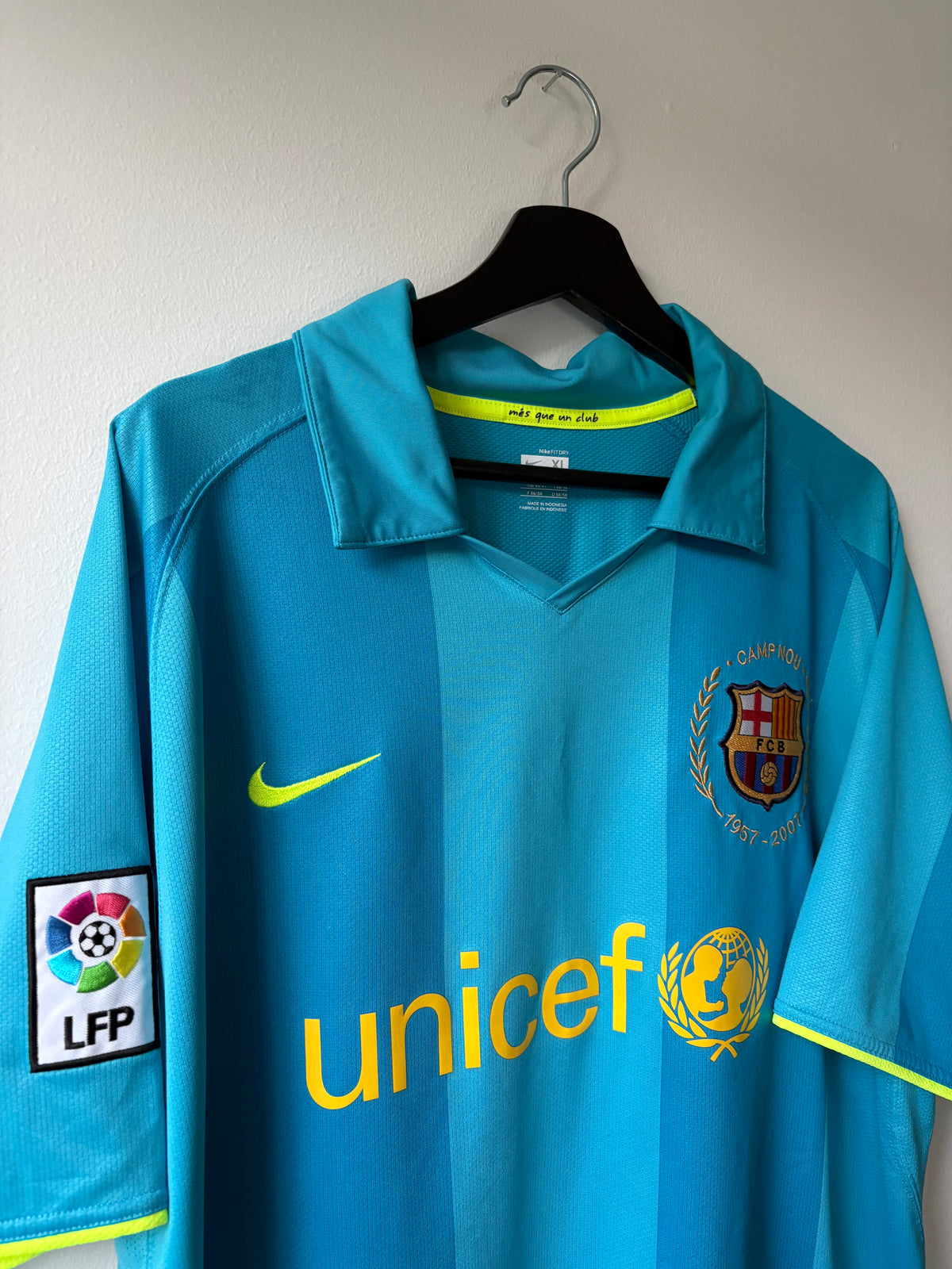 Nike - FC Barcelona 2007/08 Borta fotbollströja 'PUYOL'