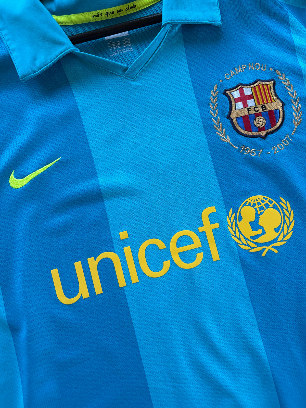Nike - FC Barcelona 2007/08 Borta fotbollströja 'PUYOL'