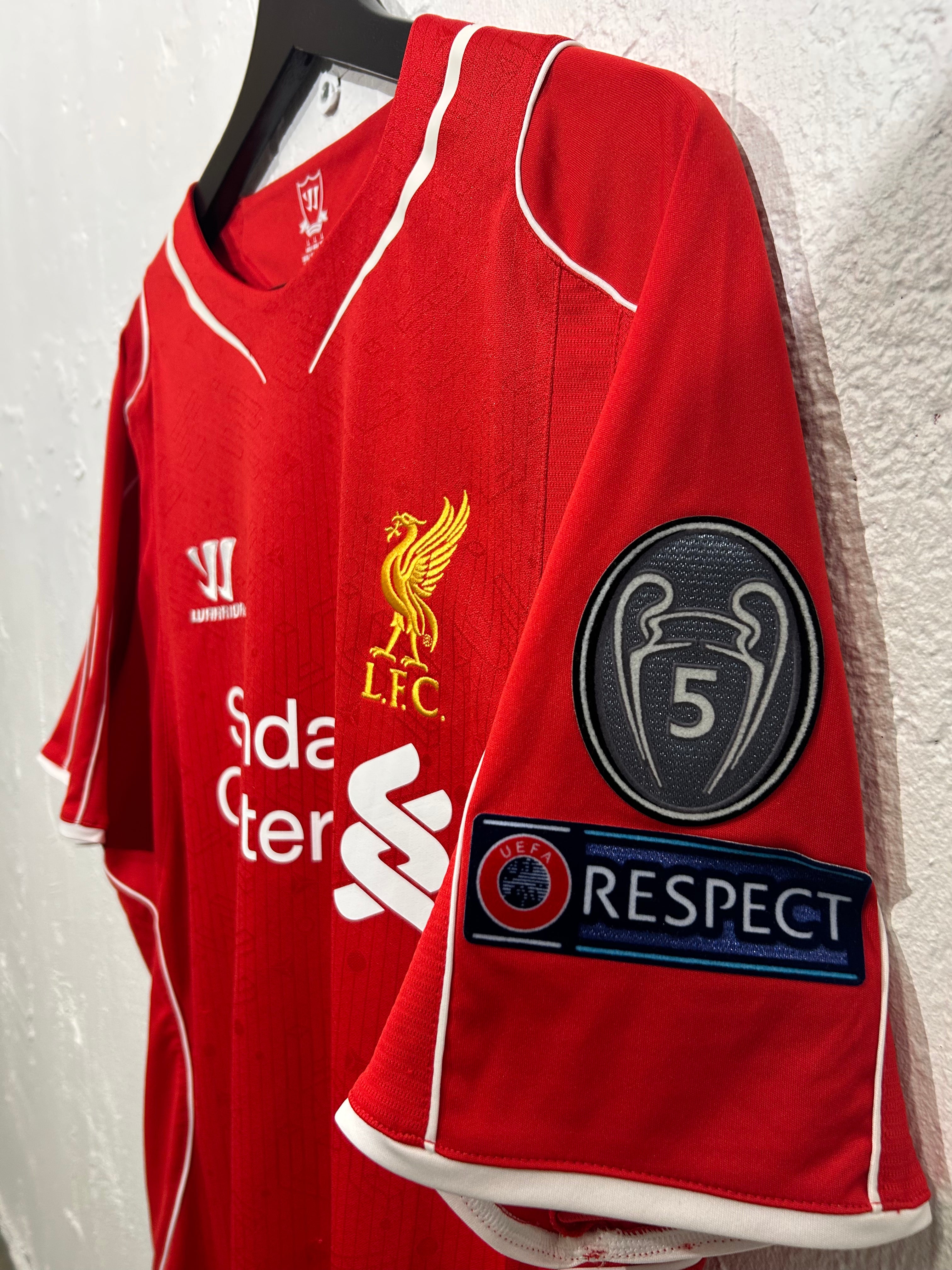 Warrior - Liverpool FC 2014/15 Home Football Shirt 'GERRARD'