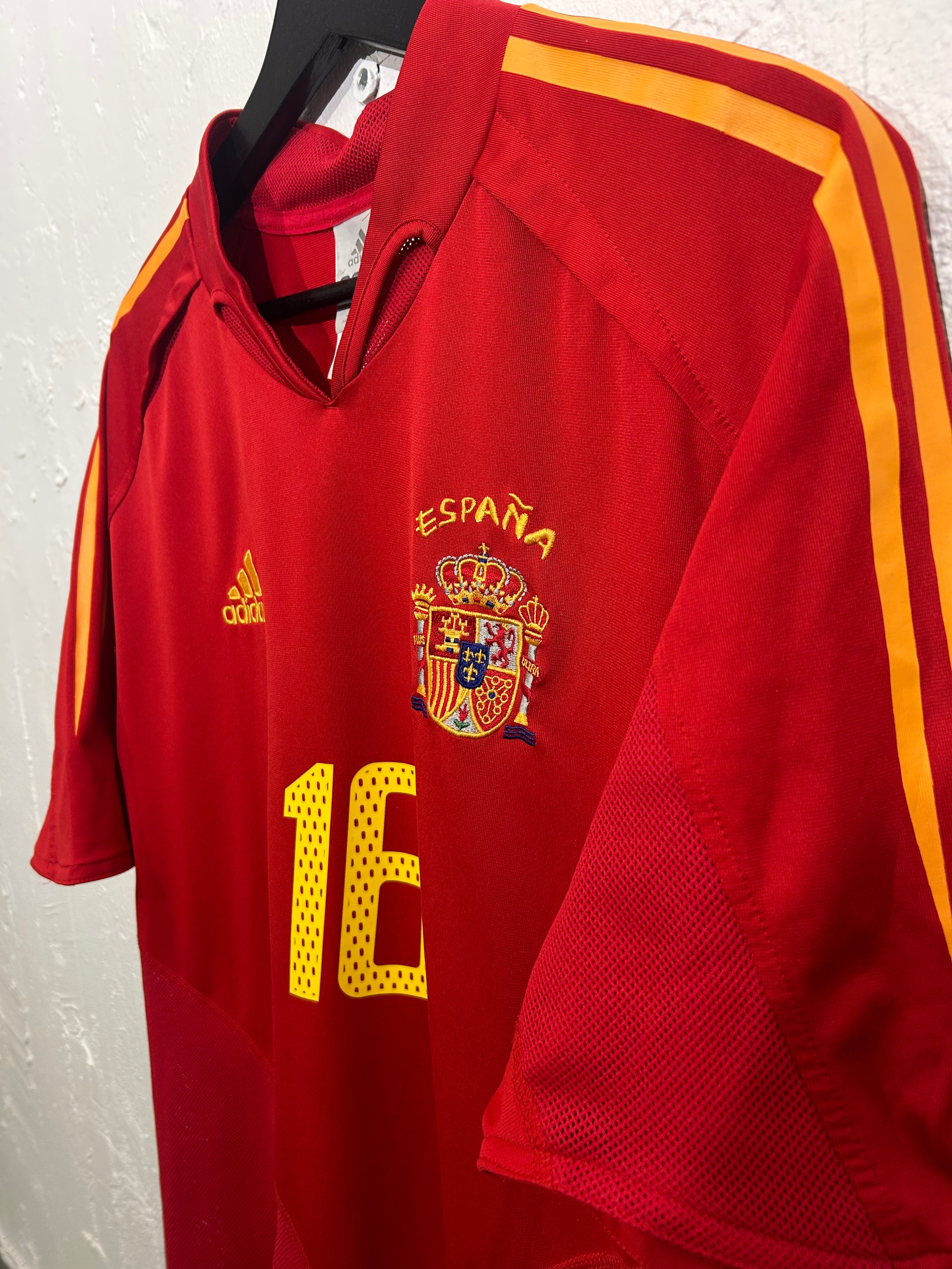 Adidas - Spain 2004 Home Football Shirt 'ALONSO'