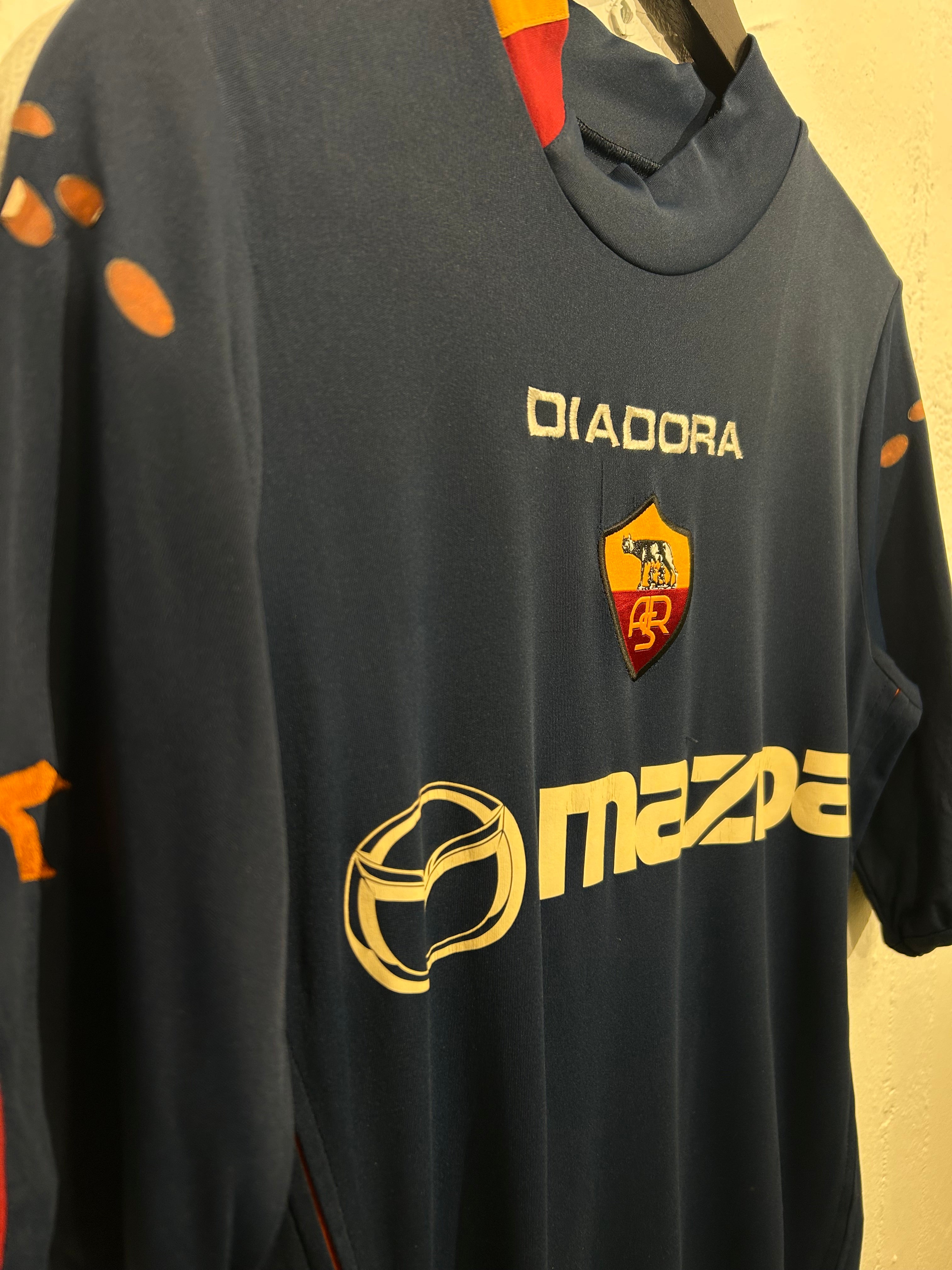 Diadora - AS Roma 2003/04 Fjerde Fodboldtrøje 'TOTTI'