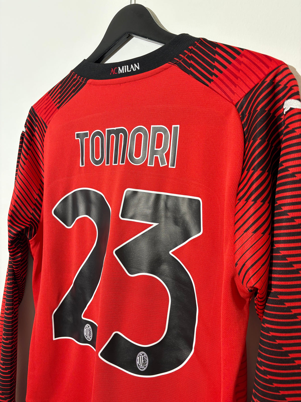 Puma - AC Milan 2023/24 Home Football Shirt 'TOMORI'