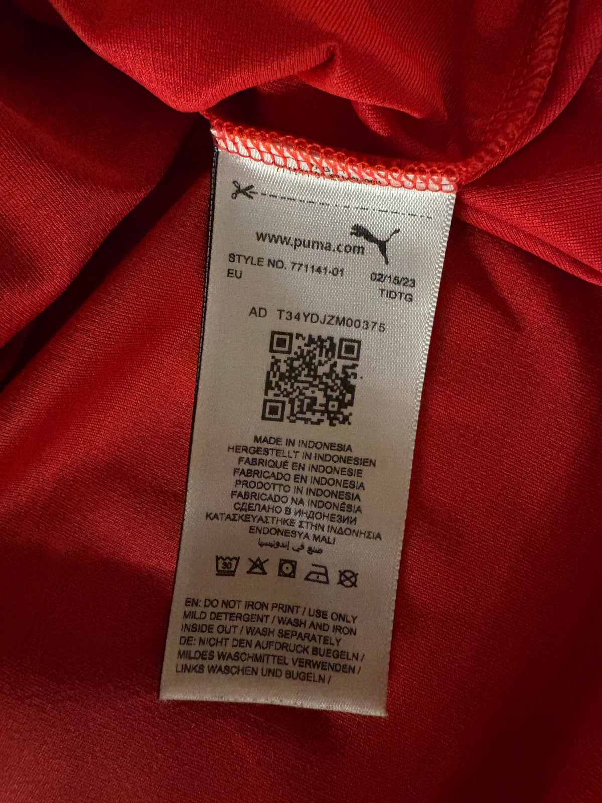 Puma - AC Milan 2023/24 Home Football Shirt 'TOMORI'