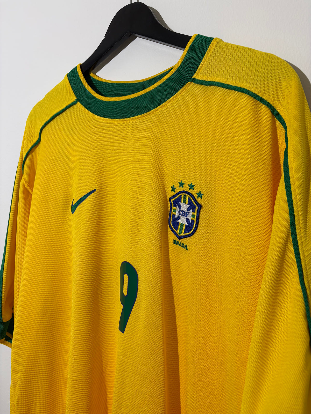 Nike - Brasilien 1998 Hjemmebanetrøje 'RONALDO'