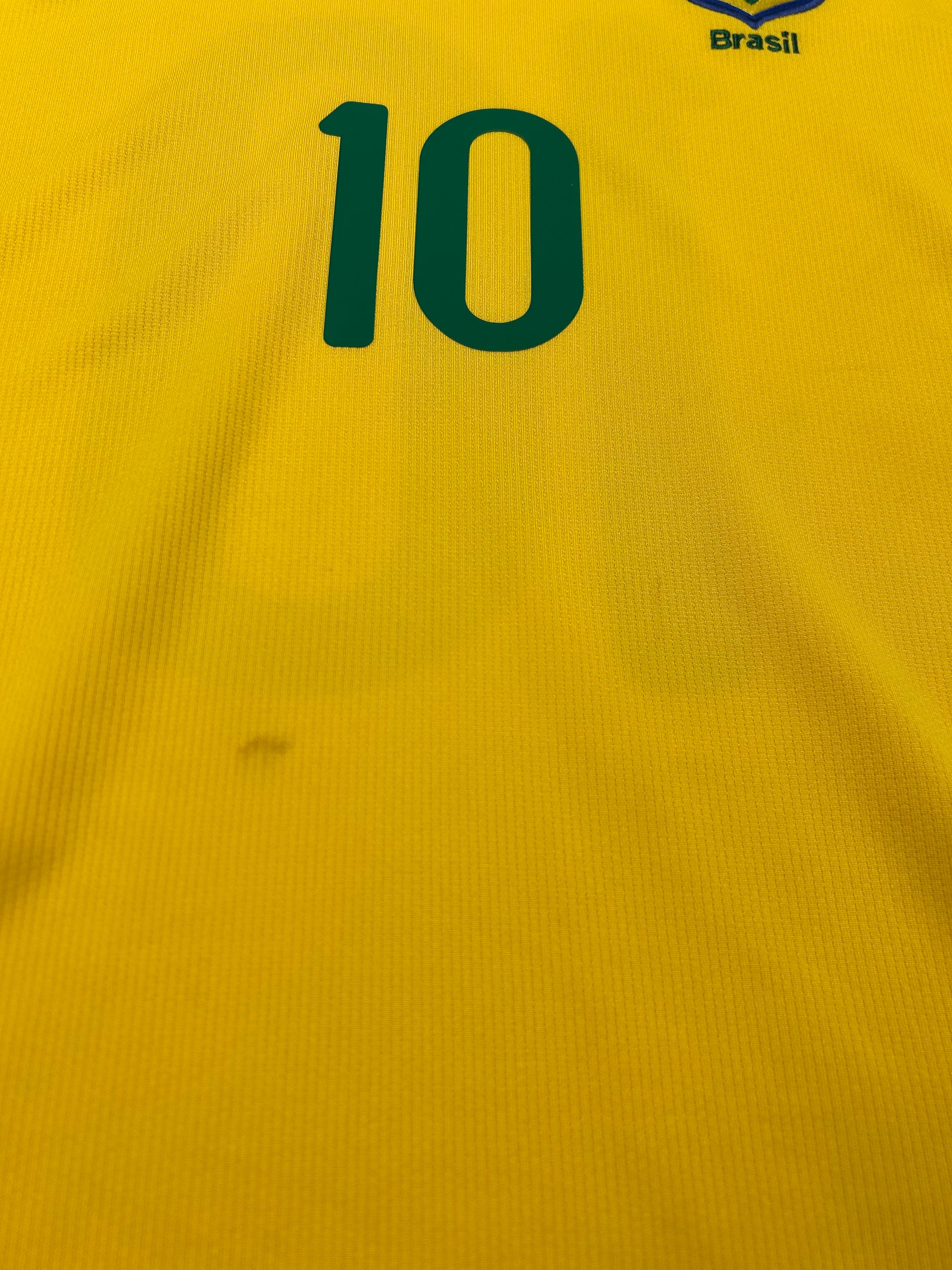 Nike - Brazil 2008 Home Football Shirt 'RONALDINHO'