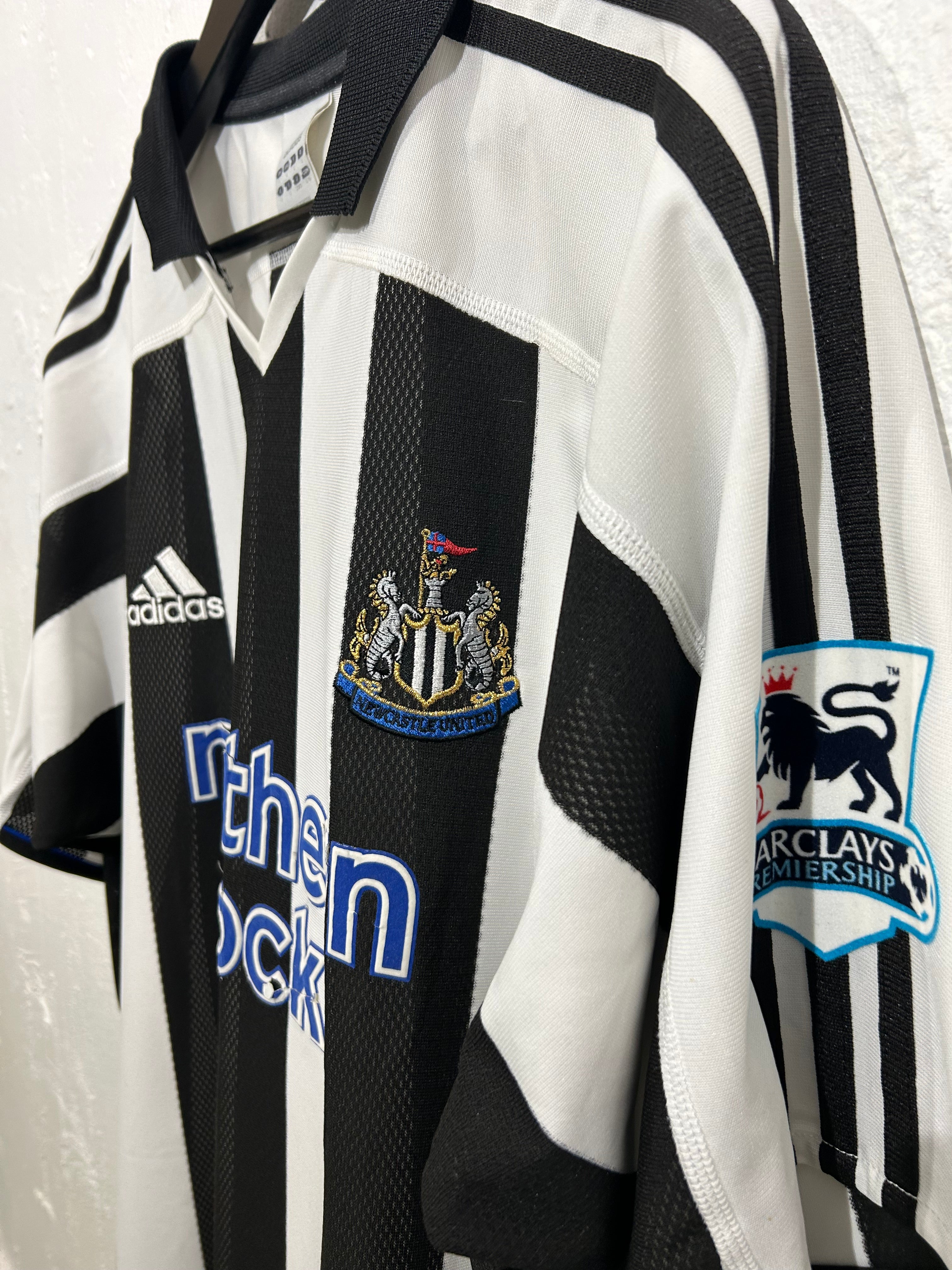 Adidas - Newcastle United 2003/05 Home Football Shirt 'SHEARER'