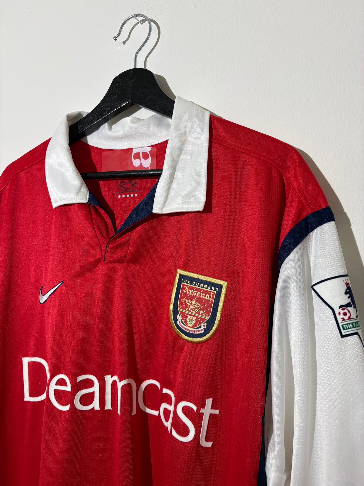 Nike - Arsenal FC 1999/00 Home Football Shirt 'VIEIRA'