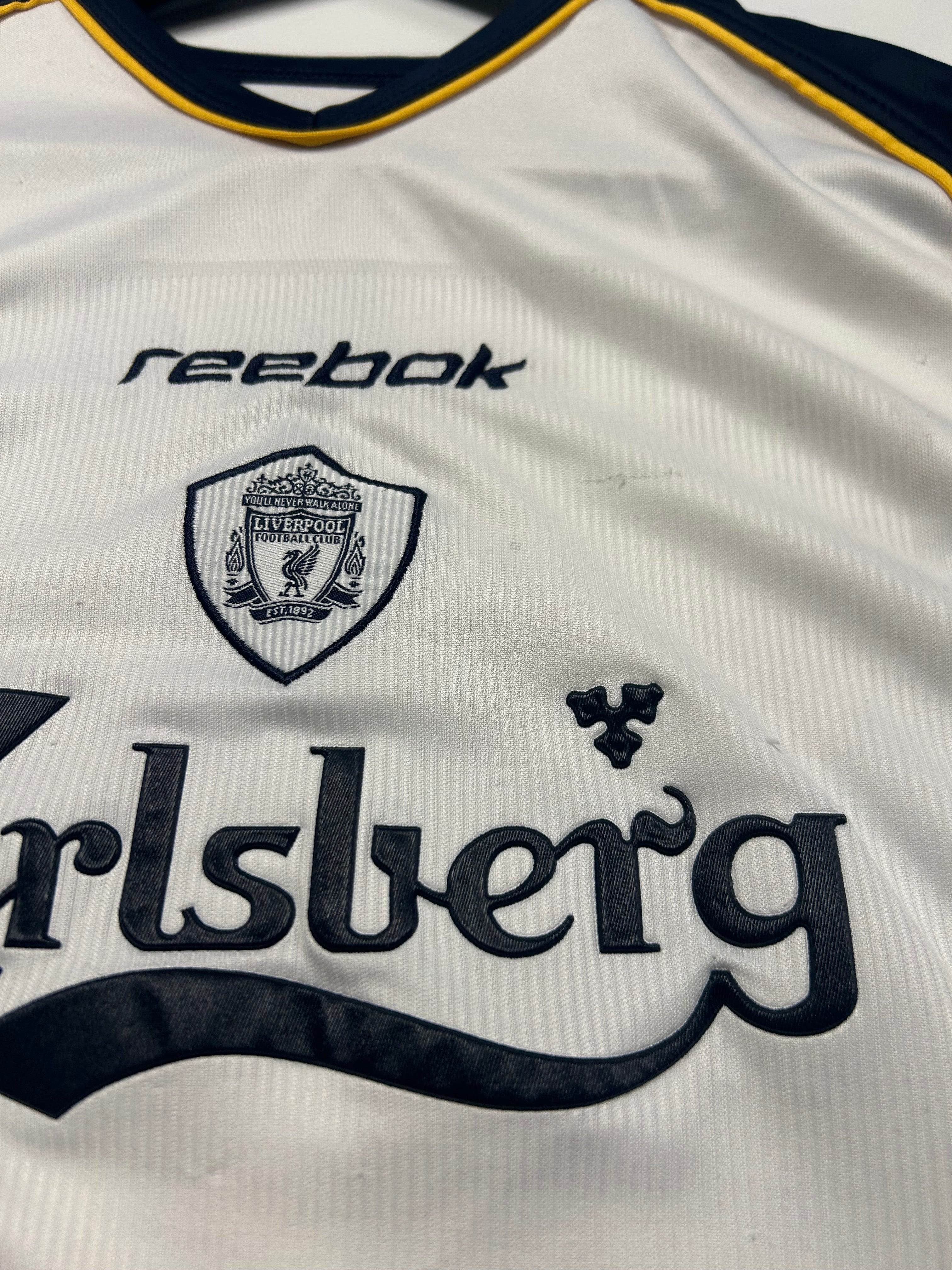 Reebok - Liverpool FC 2001/02 Away Football Shirt 'GERRARD'