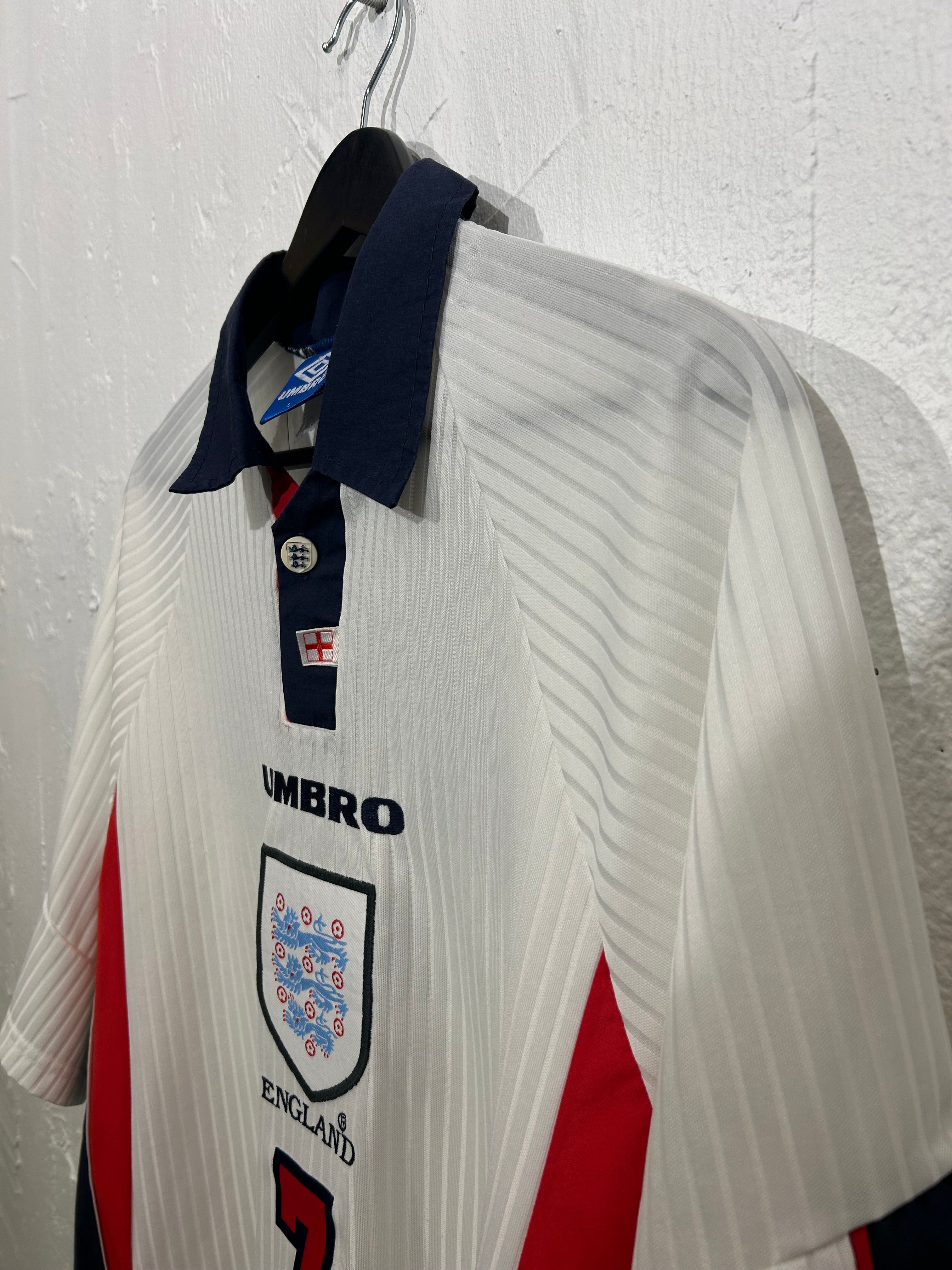Umbro - England 1998 Home Football Shirt 'BECKHAM'