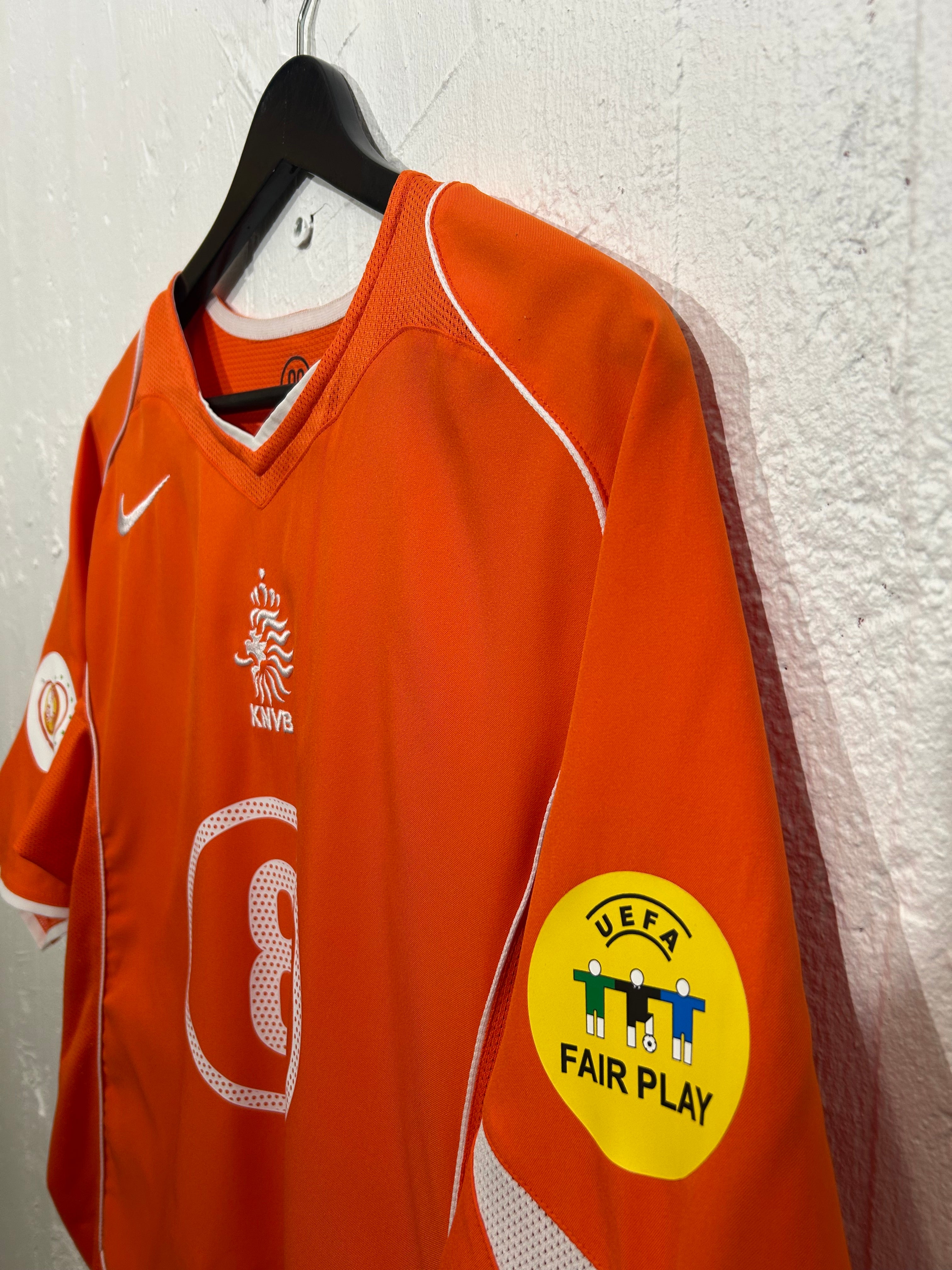Nike - Netherlands 2004 Home Football Shirt 'DAVIDS'
