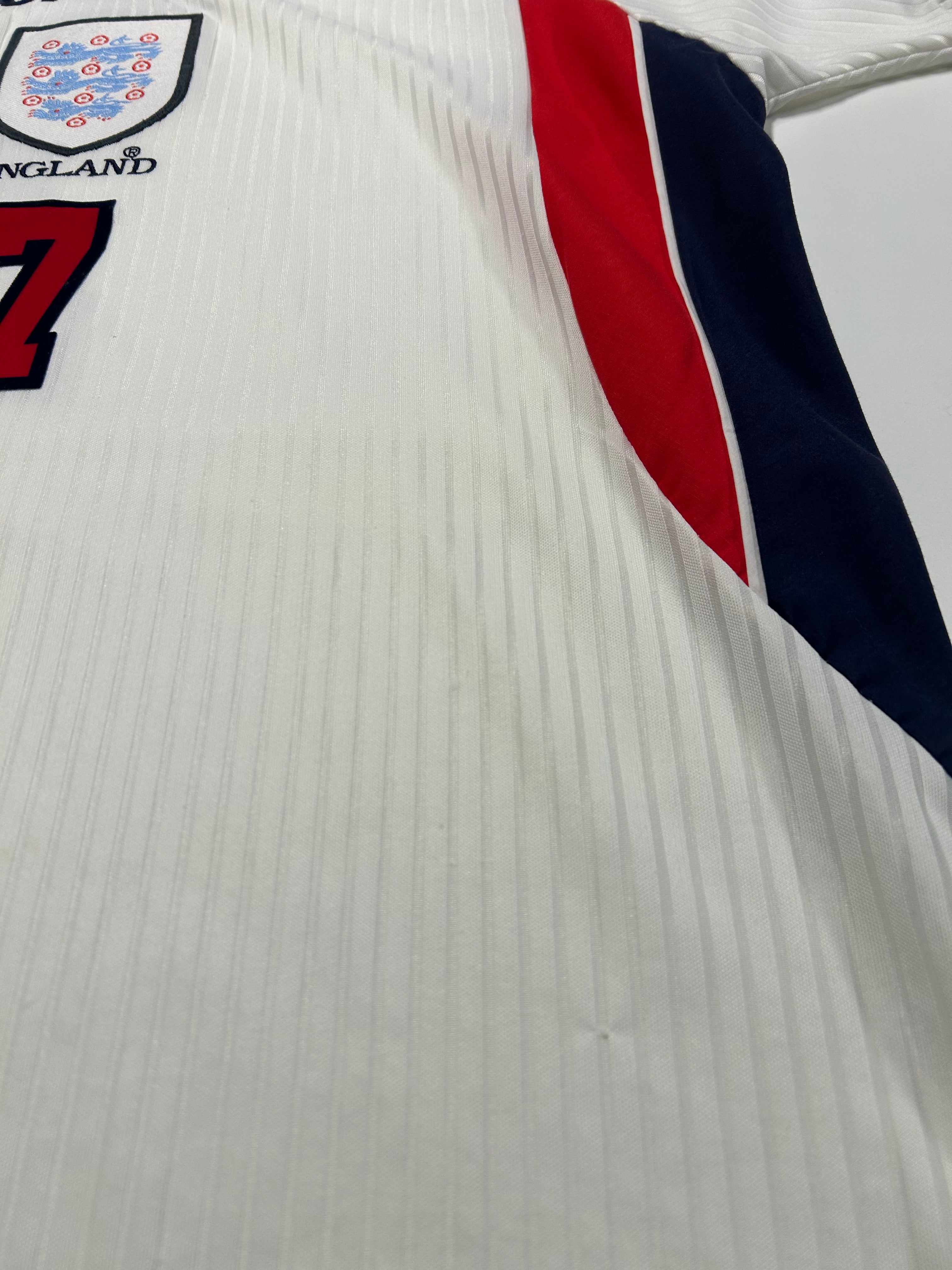 Umbro - England 1998 Home Football Shirt 'BECKHAM'