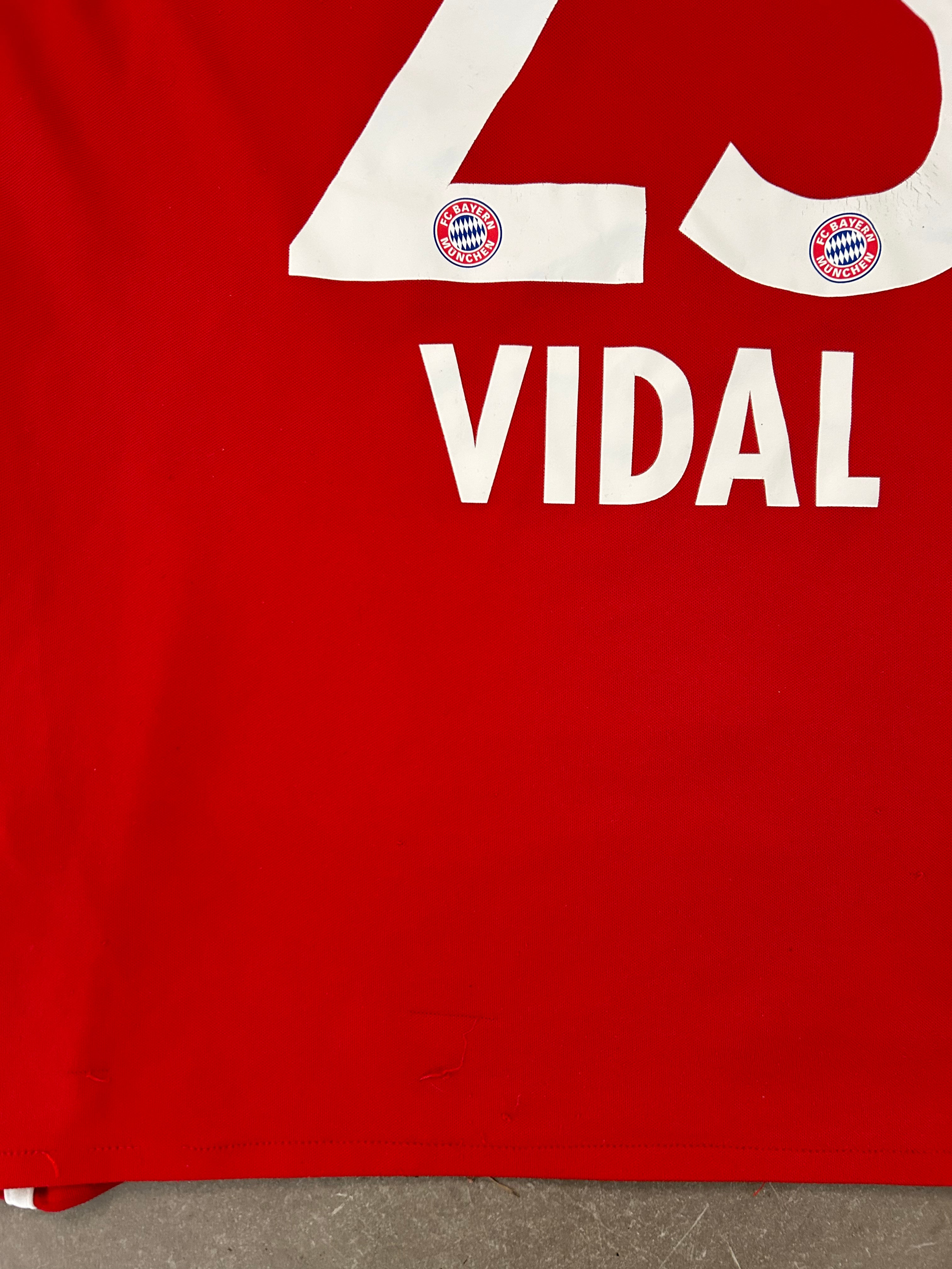 Adidas - Bayern Munchen 2016/17 Home Football Shirt 'VIDAL'