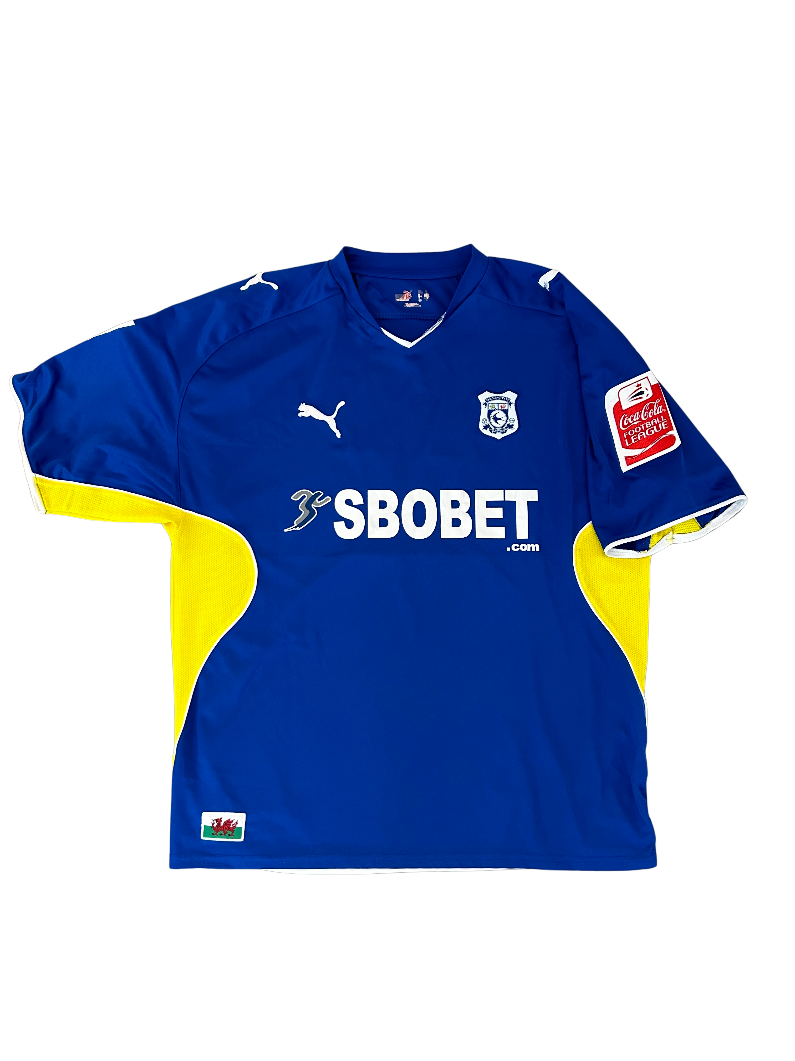 Puma - Cardiff City 2009/10 Home Football Shirt 'BURKE'