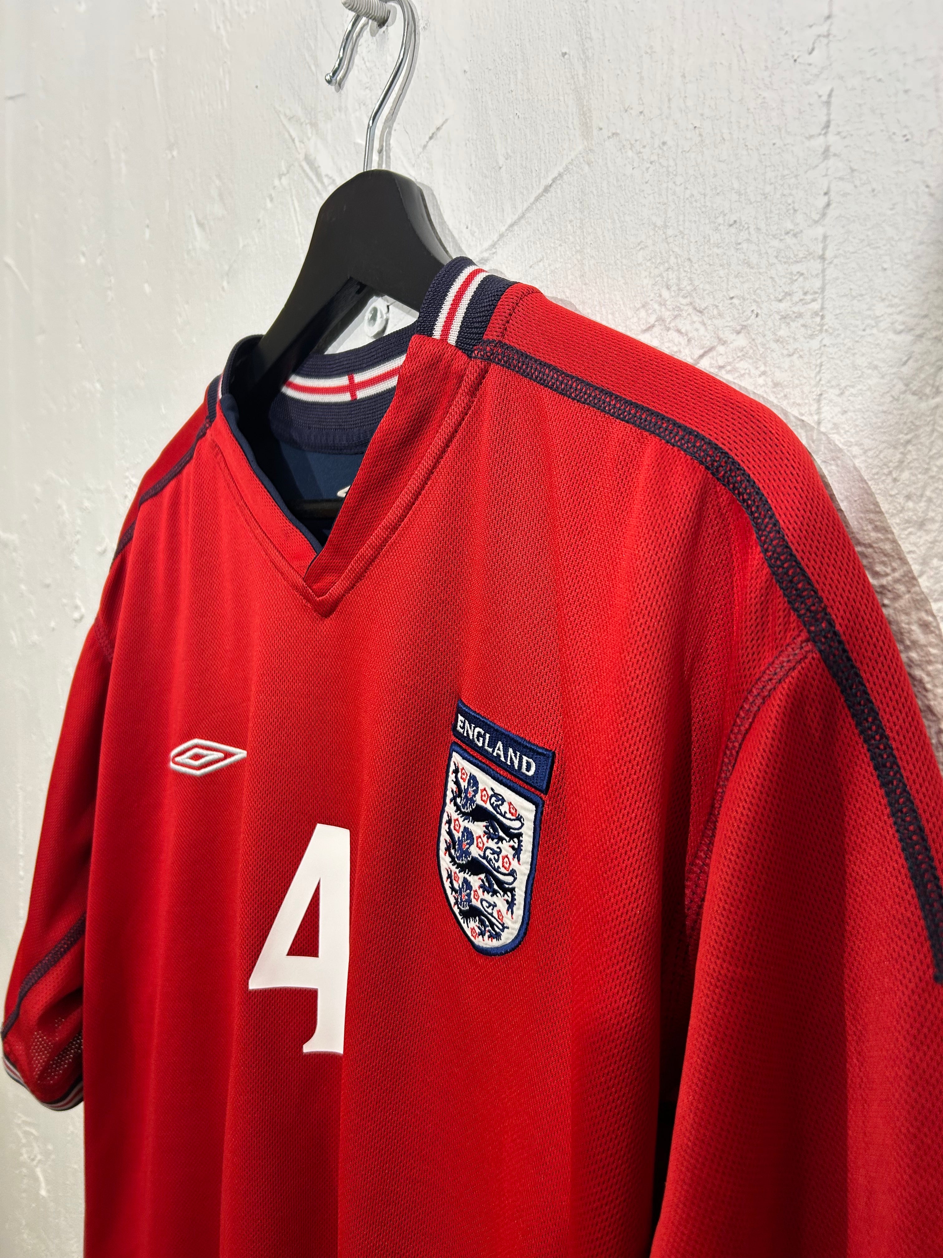 Umbro - England 2002 Away Football Shirt 'GERRARD'